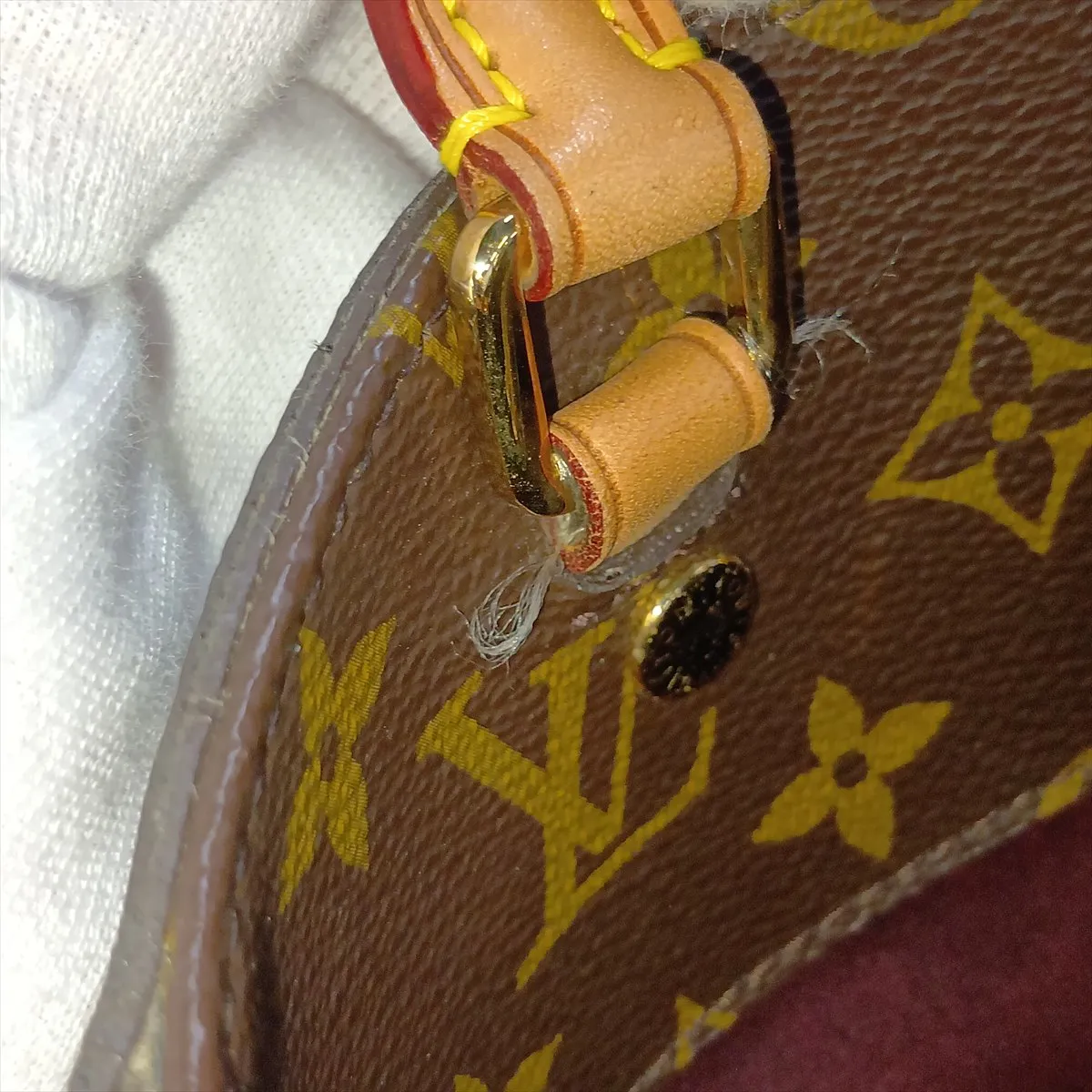 Monogram Montaigne MM M41056 TR1114 Brown, padlock lock secured. — view 15