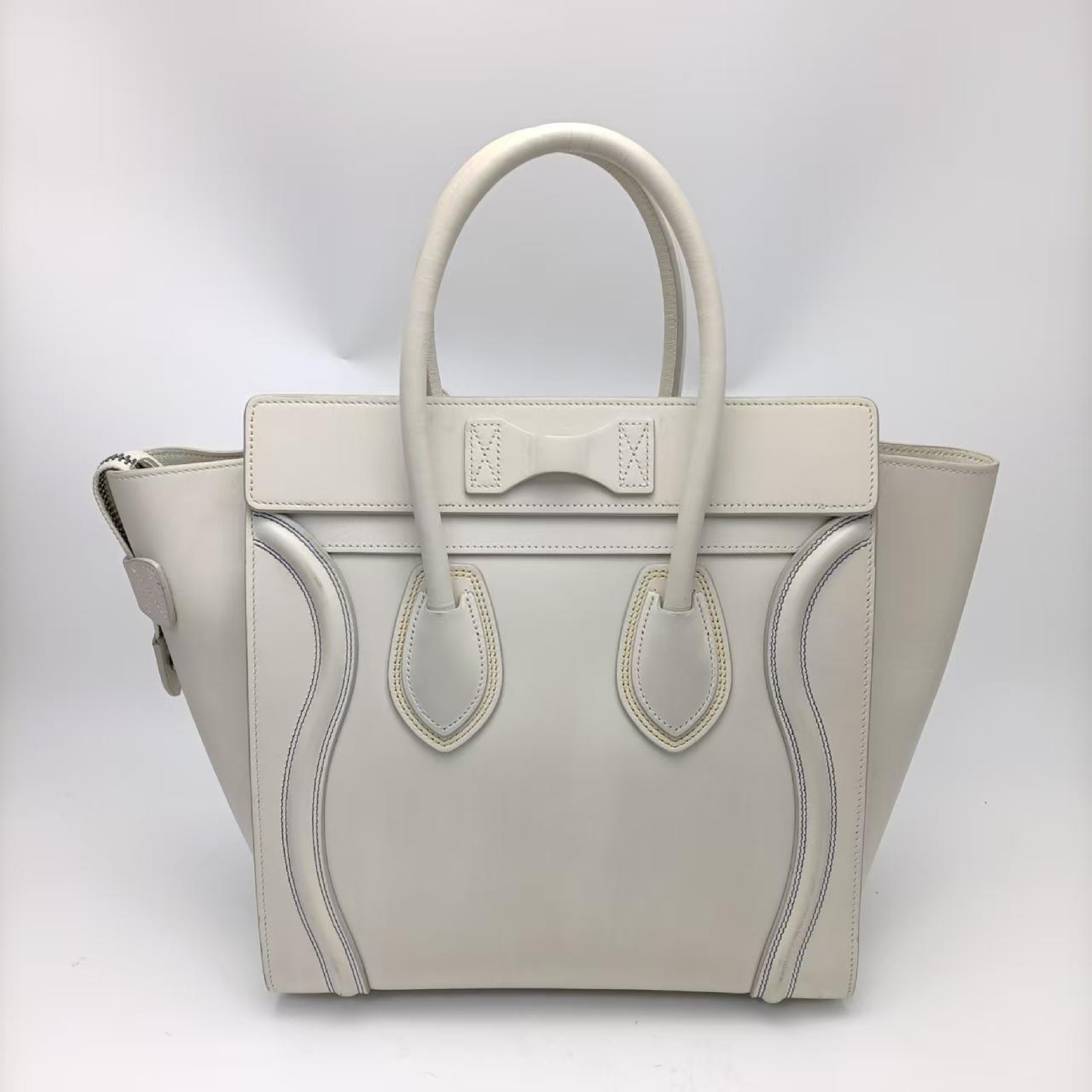 travel cowhide handbag — view 2