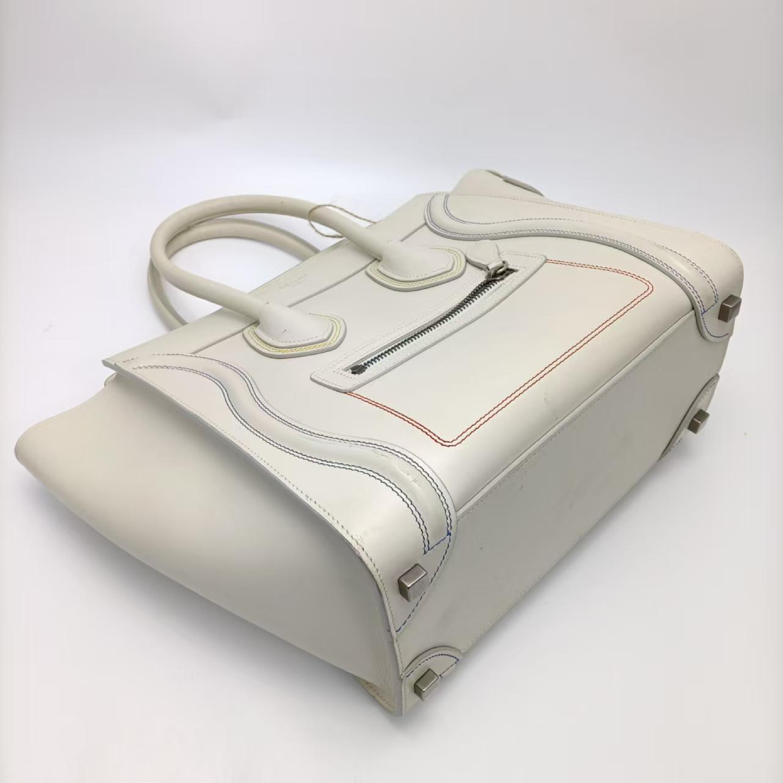 travel cowhide handbag — view 4