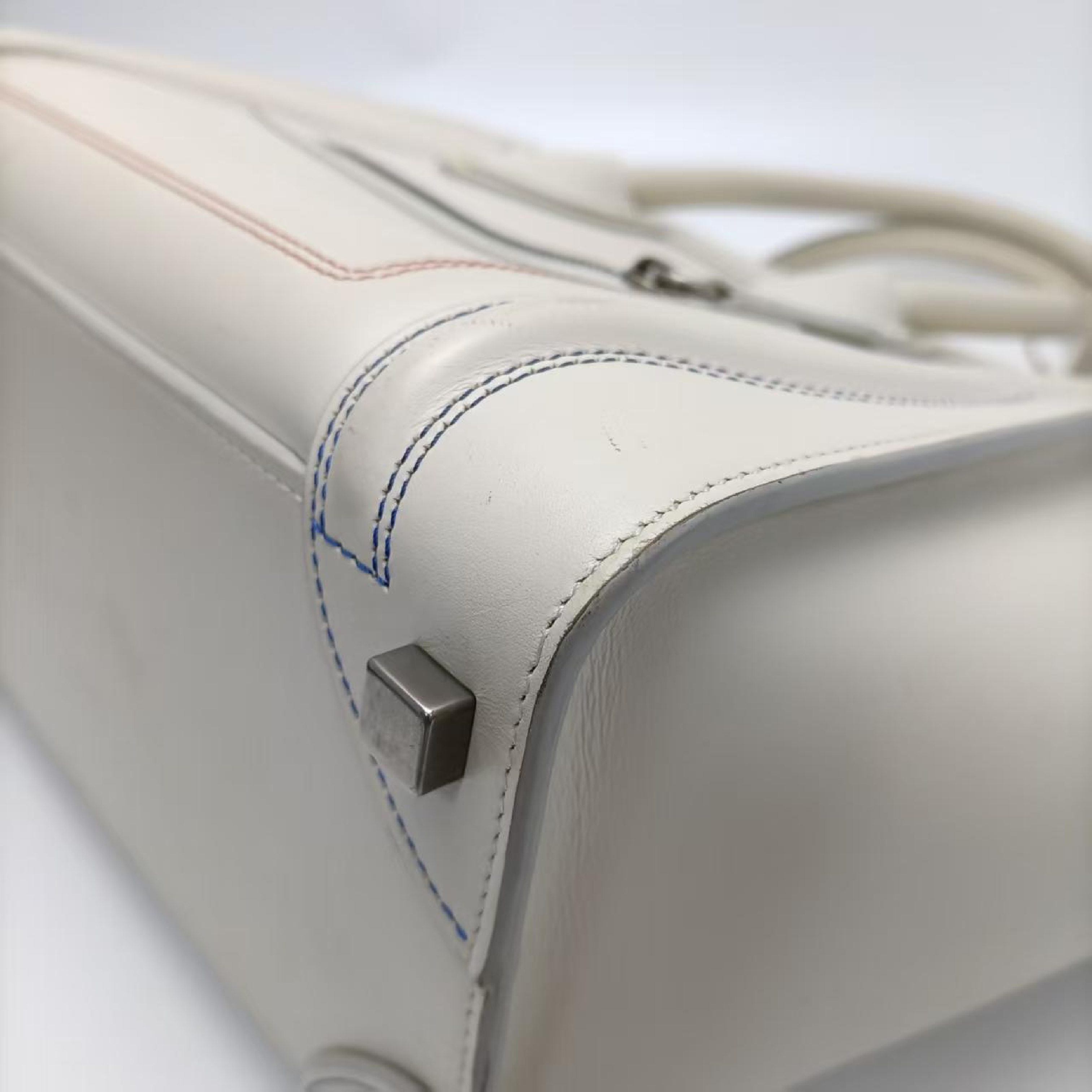 travel cowhide handbag — view 7