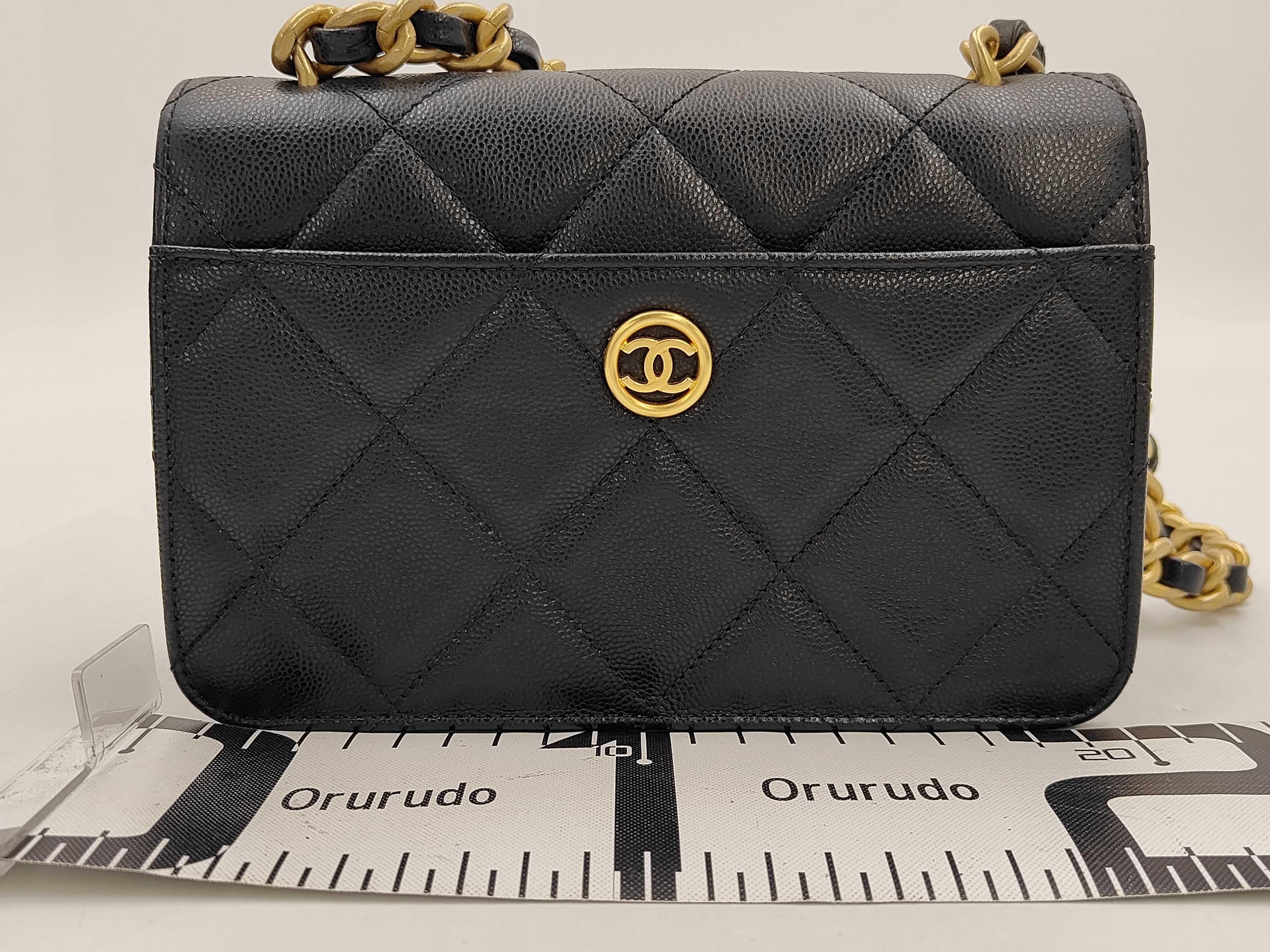 BAG CAVIAR SKIN SHINY CAVIAR QUILTED SMALL FLAP Shoulder Bag — view 2