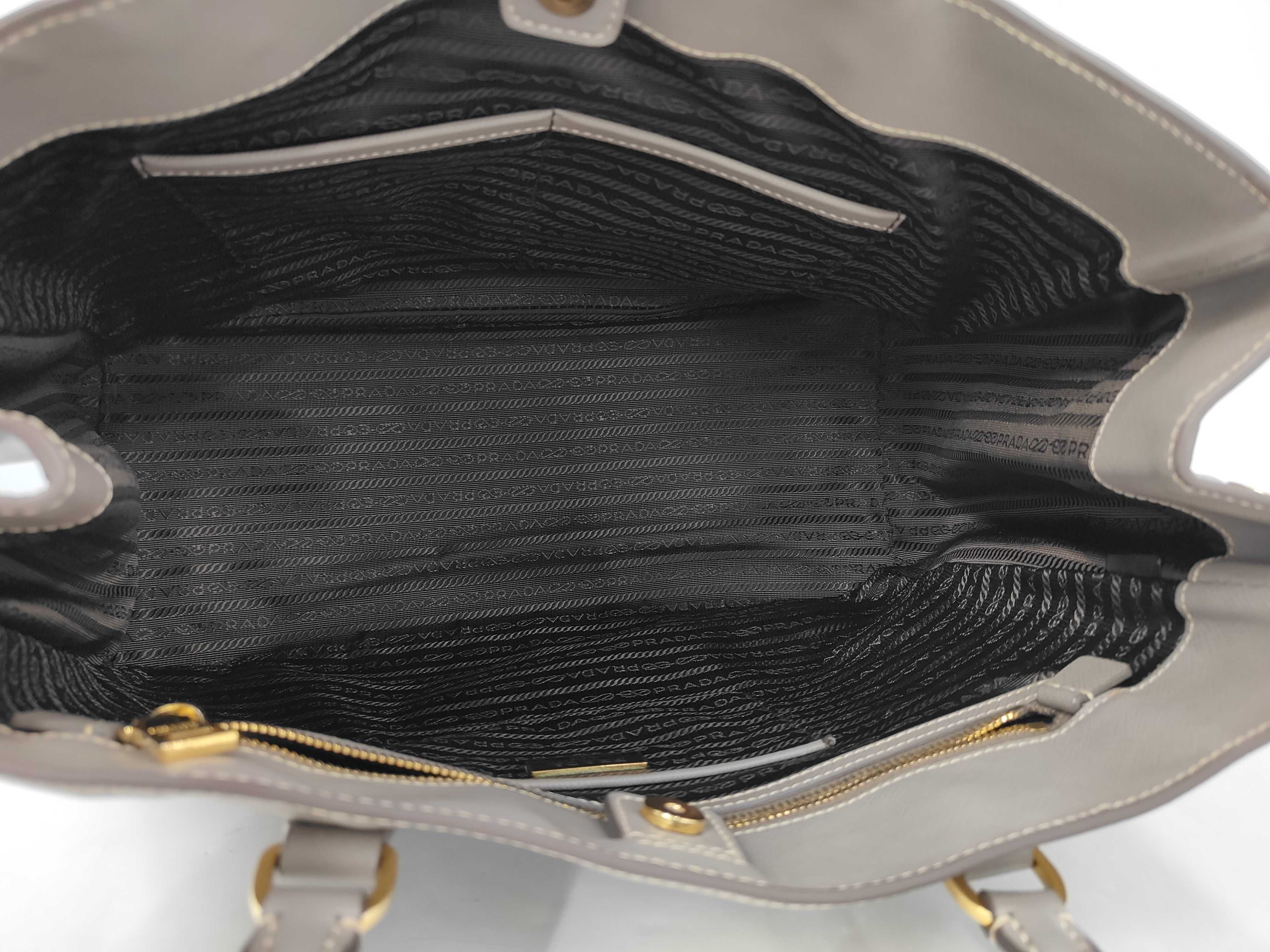 Saffiano Lux Open Tote Bag — view 7