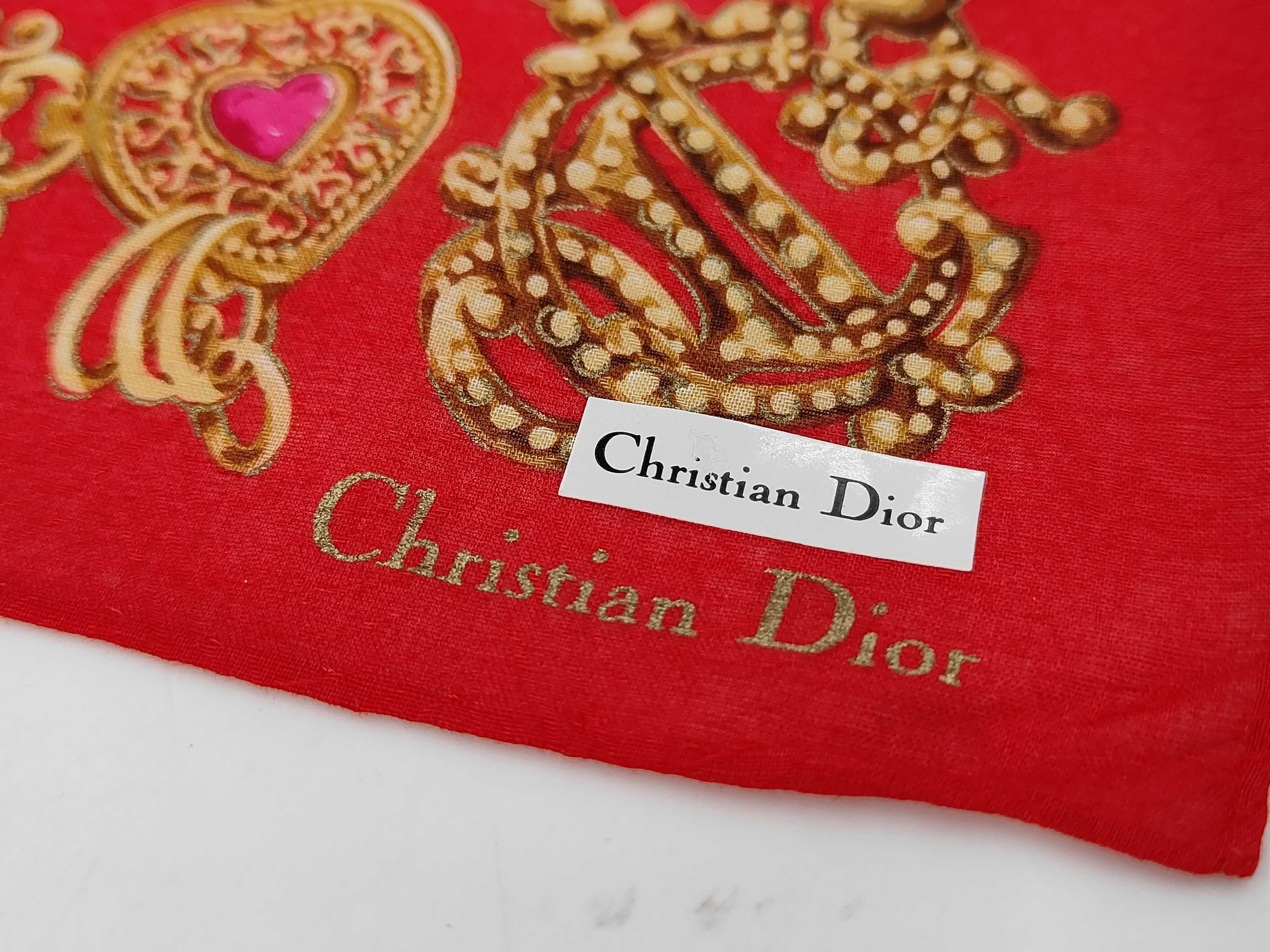 handkerchief scarf with sticker, logo, emblem, jewel pattern, heart, and other accessories. — view 3