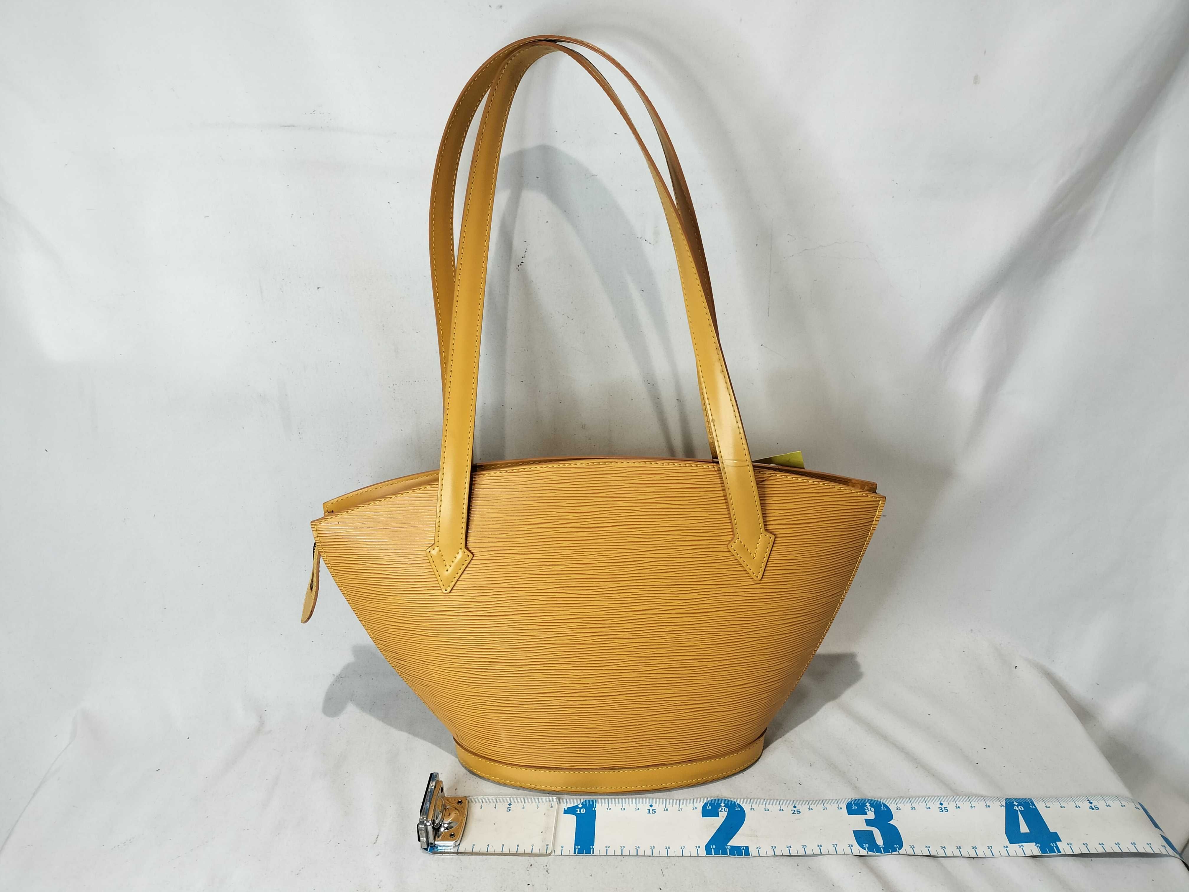 Epi M52269 Saint Jacques Shopping Yellow Shoulder Bag — view 3
