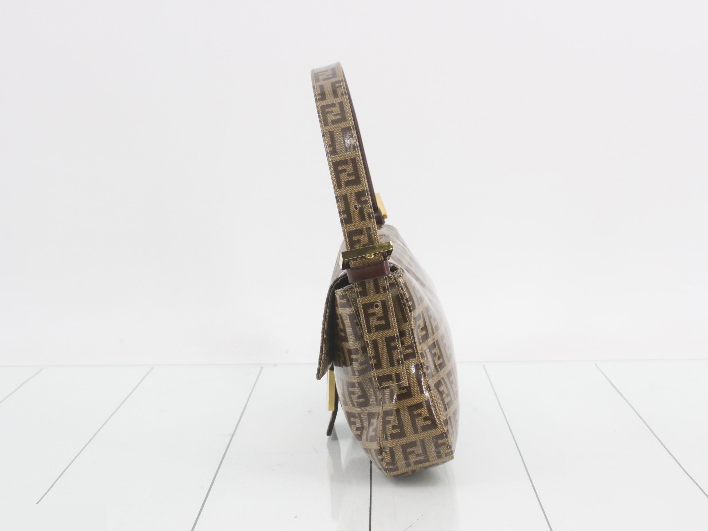 Zucchino Mamma Baguette, Glitter Coated Canvas, Gold Hardware, with Dust Bag — view 3