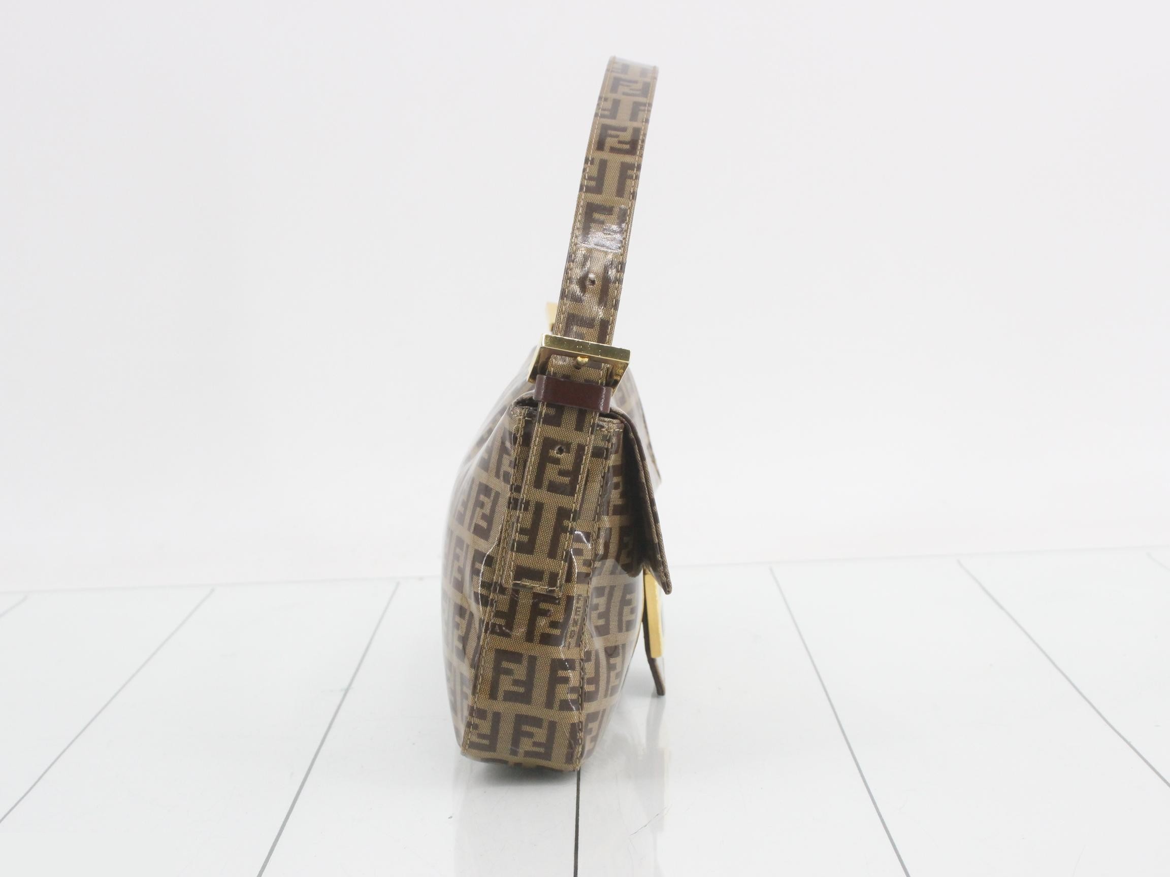 Zucchino Mamma Baguette, Glitter Coated Canvas, Gold Hardware, with Dust Bag — view 4