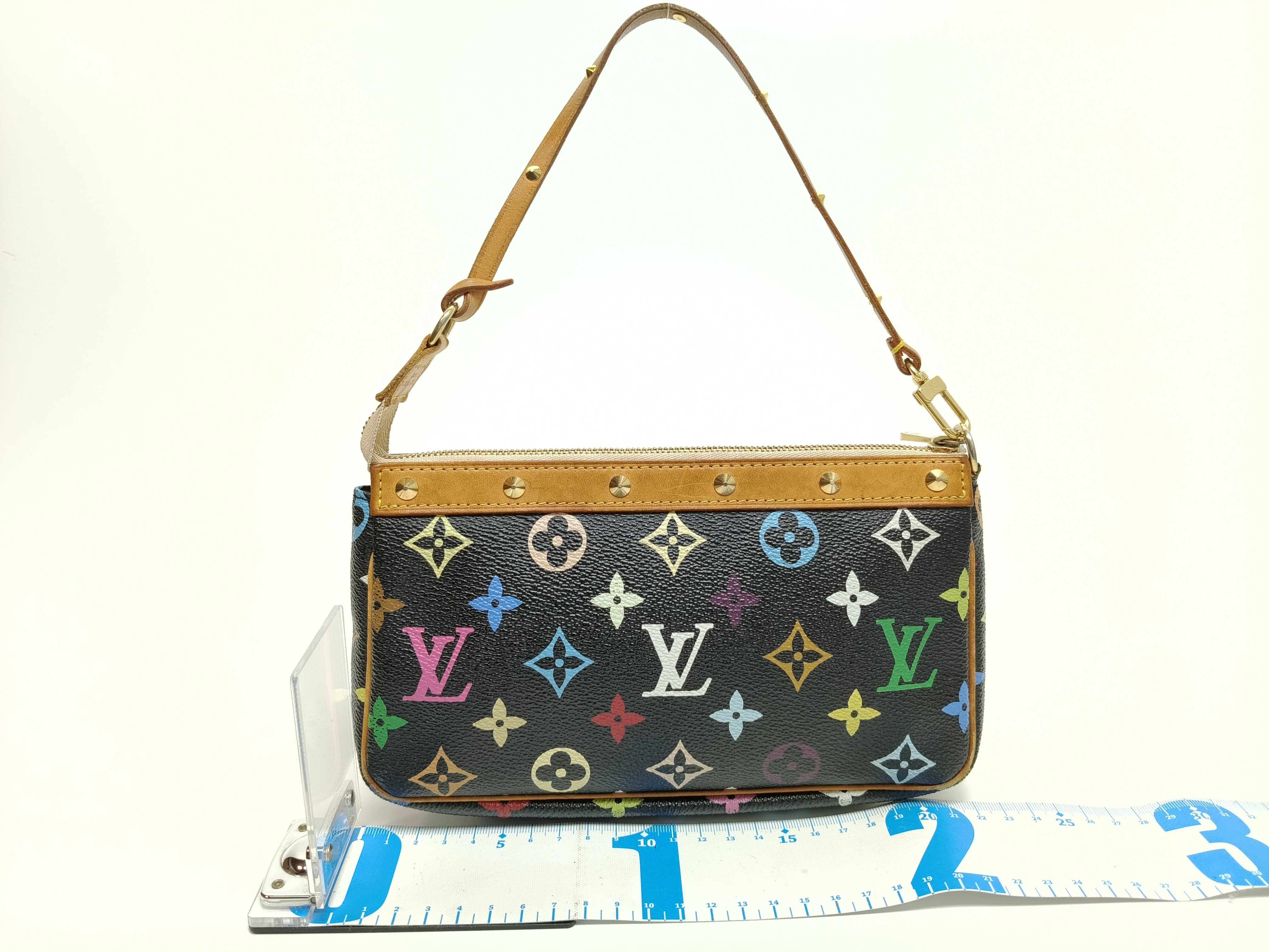 Monogram Pochette Accessoires Multicolor Handbag Pouch — view 2