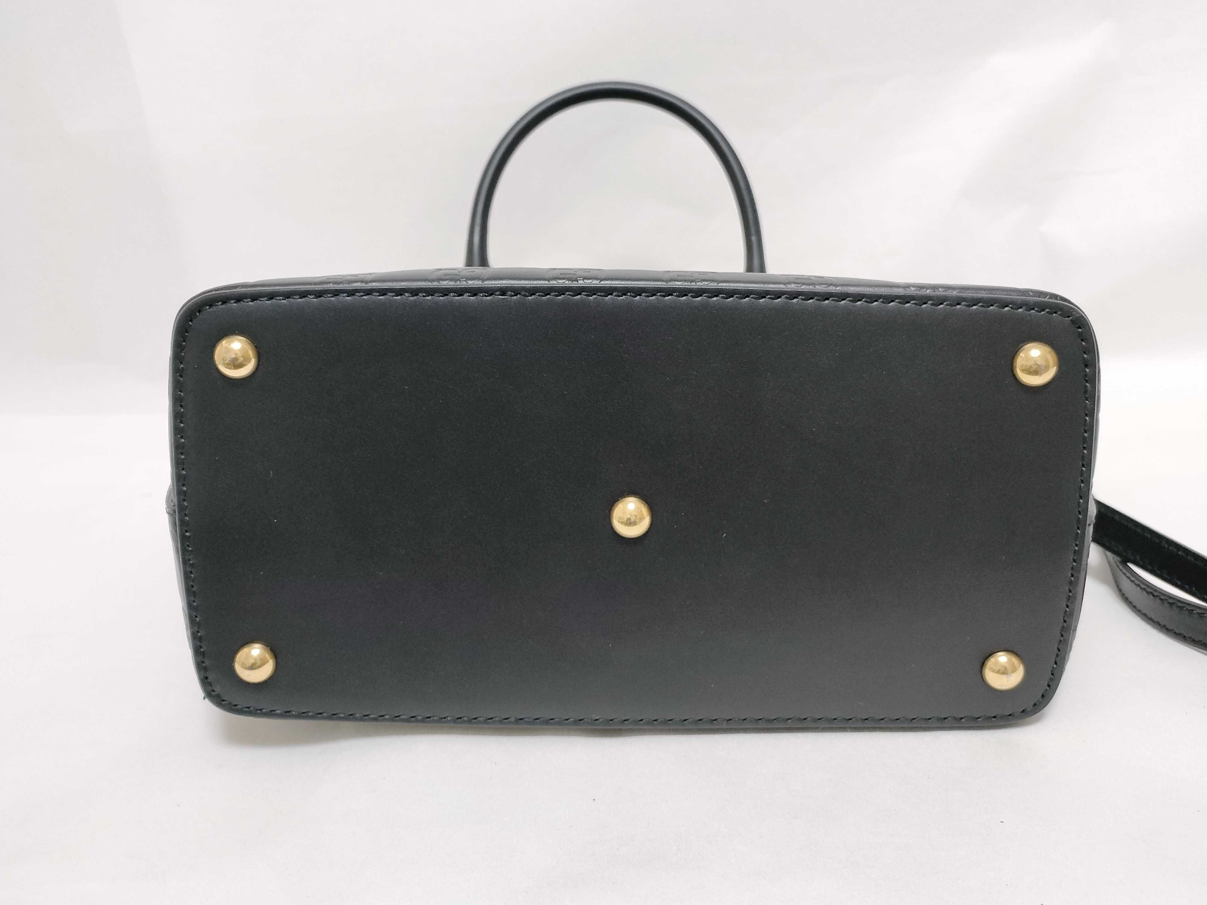 Guccissima Bag Gucci [Excellent Condition] Guccissima 432124 2WAY Handbag Black Handbag — view 9