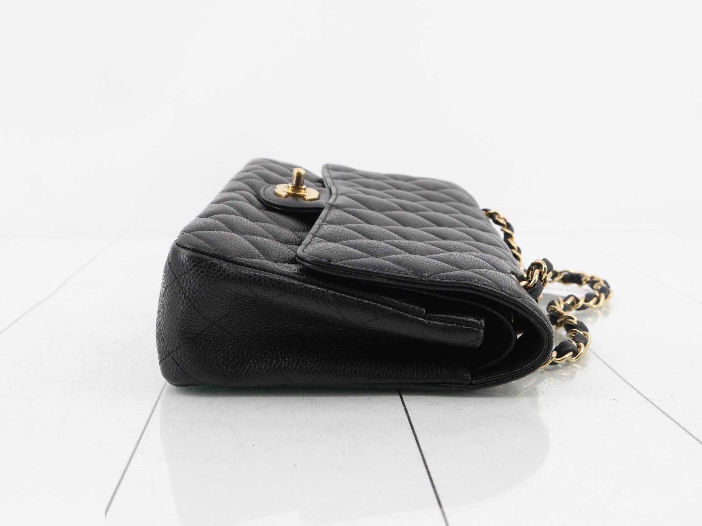 Matelassé 25 Caviar Double Flap Double Chain Shoulder Bag — view 3