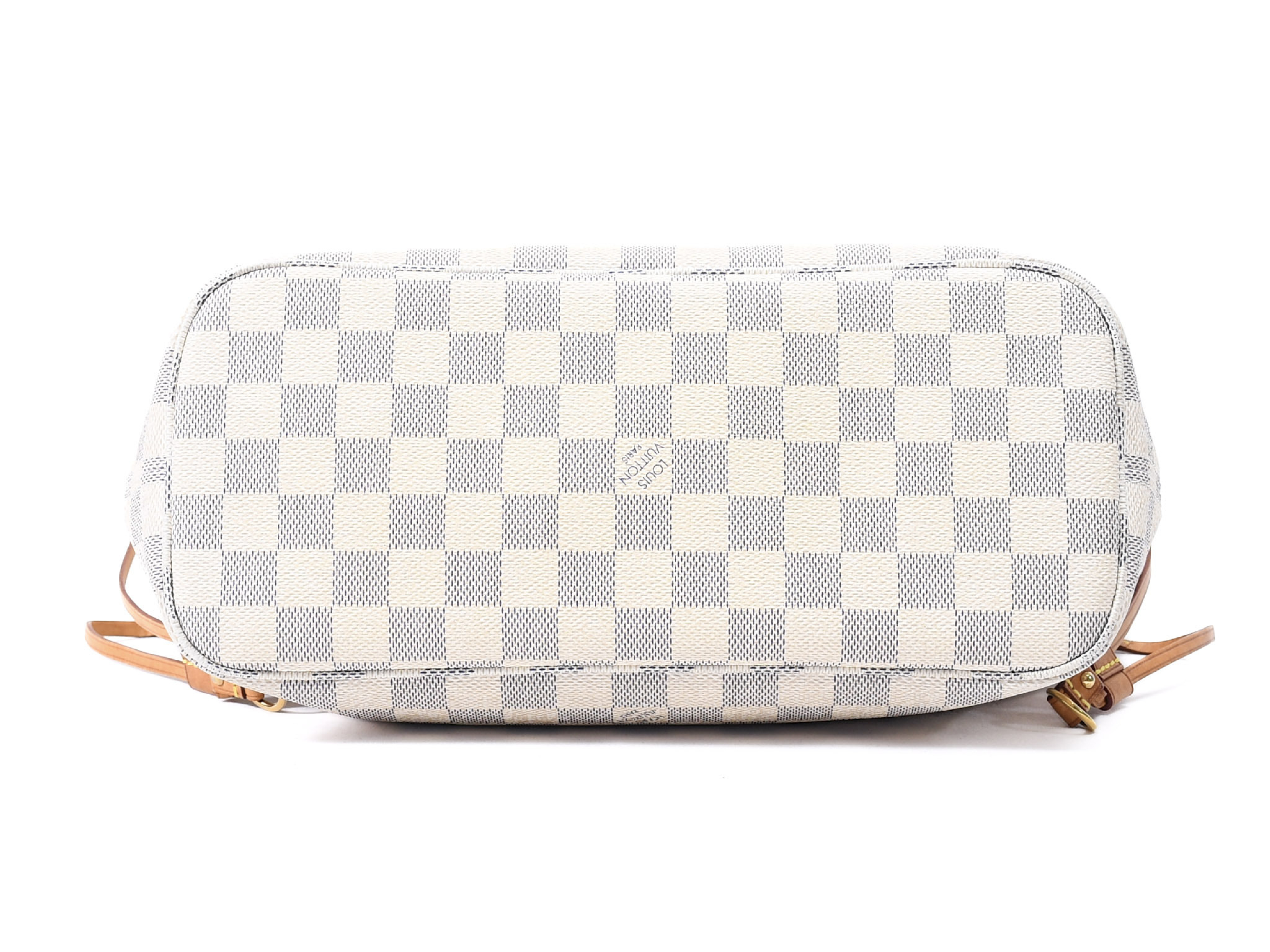 Damier Azur Neverfull PM N40605 AR2125 Tote Bag — view 5