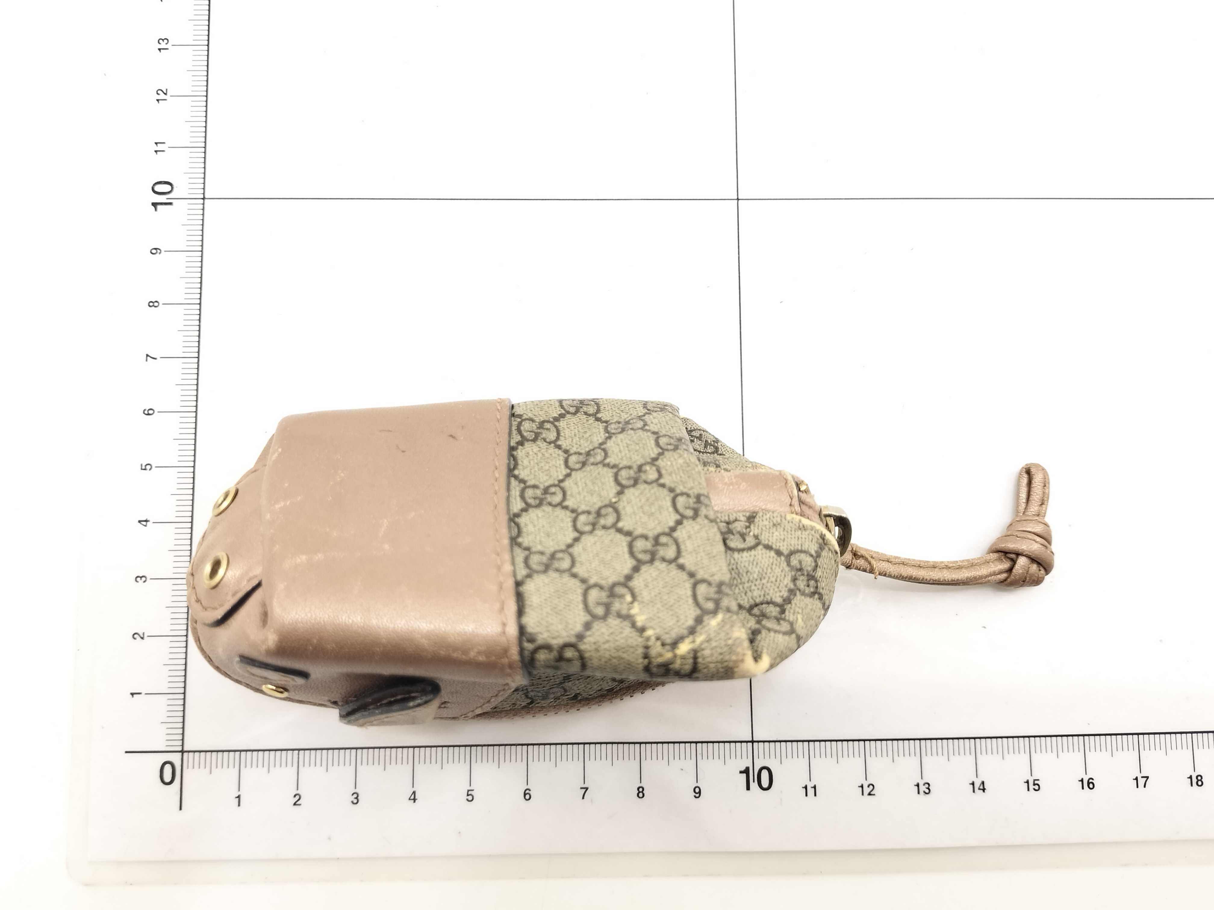 Micro GG Coin Case 256864 Pig Leather (Pen marks present) — view 2