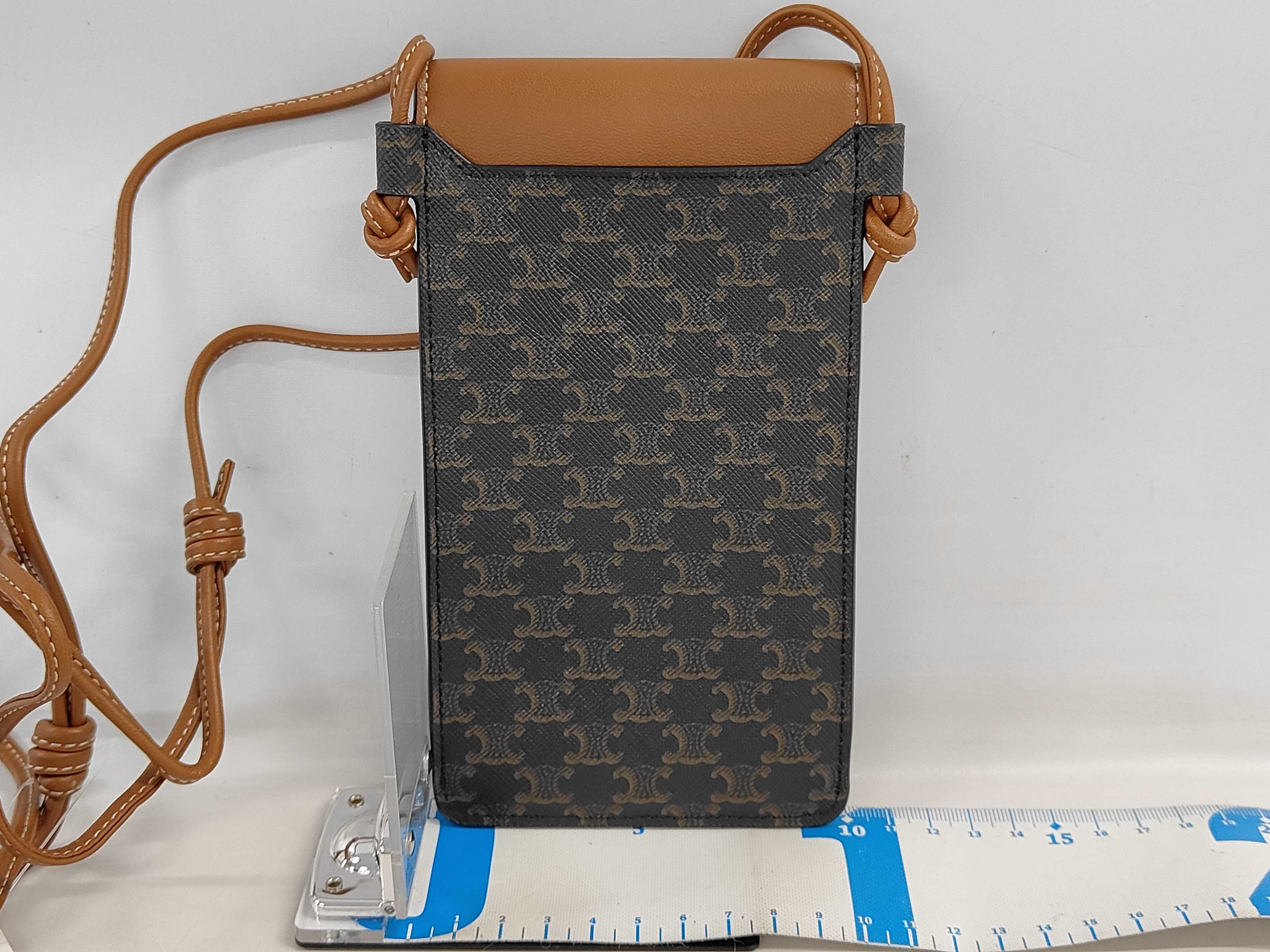 Triomphe Mobile Pouch Shoulder Bag — view 2