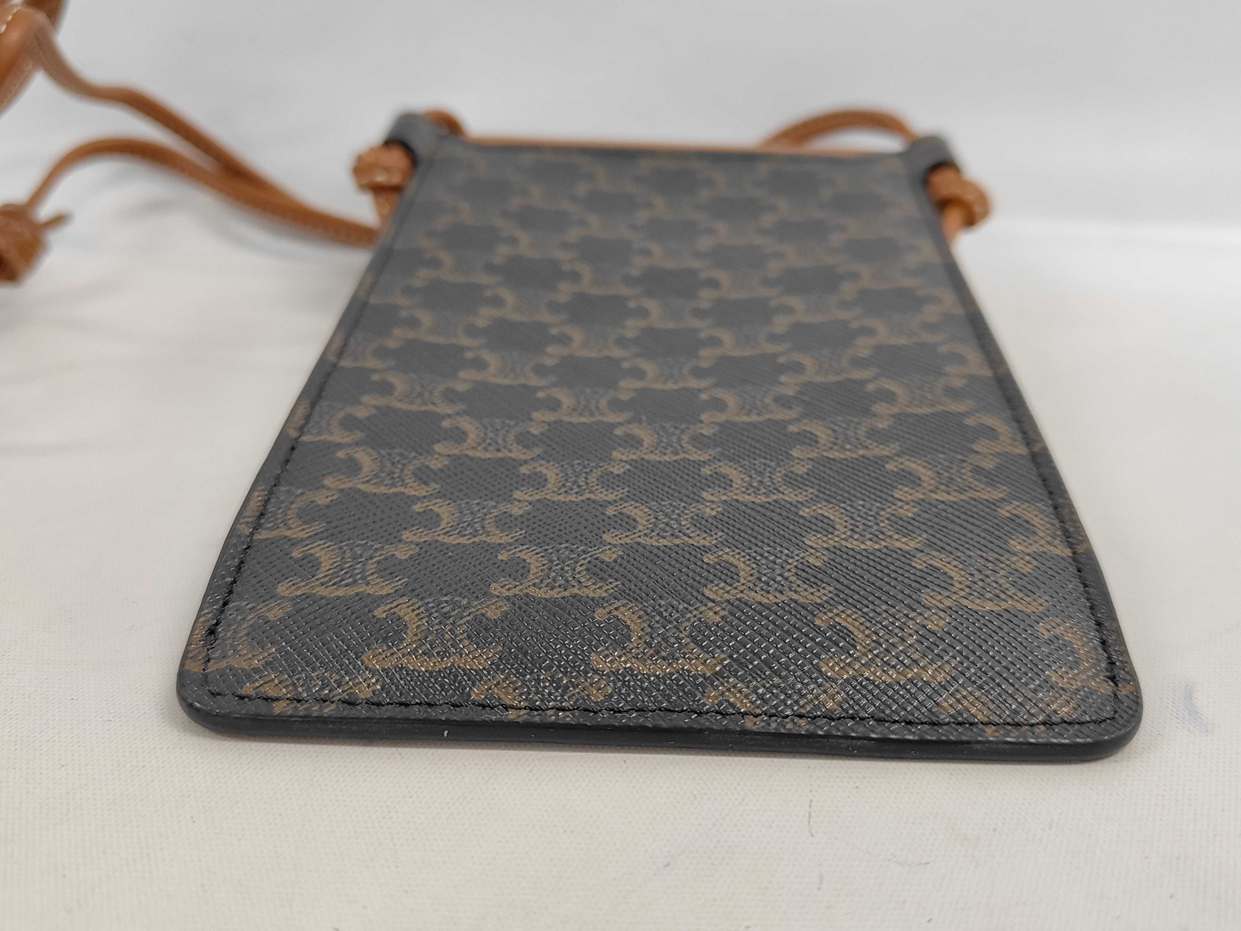 Triomphe Mobile Pouch Shoulder Bag — view 4