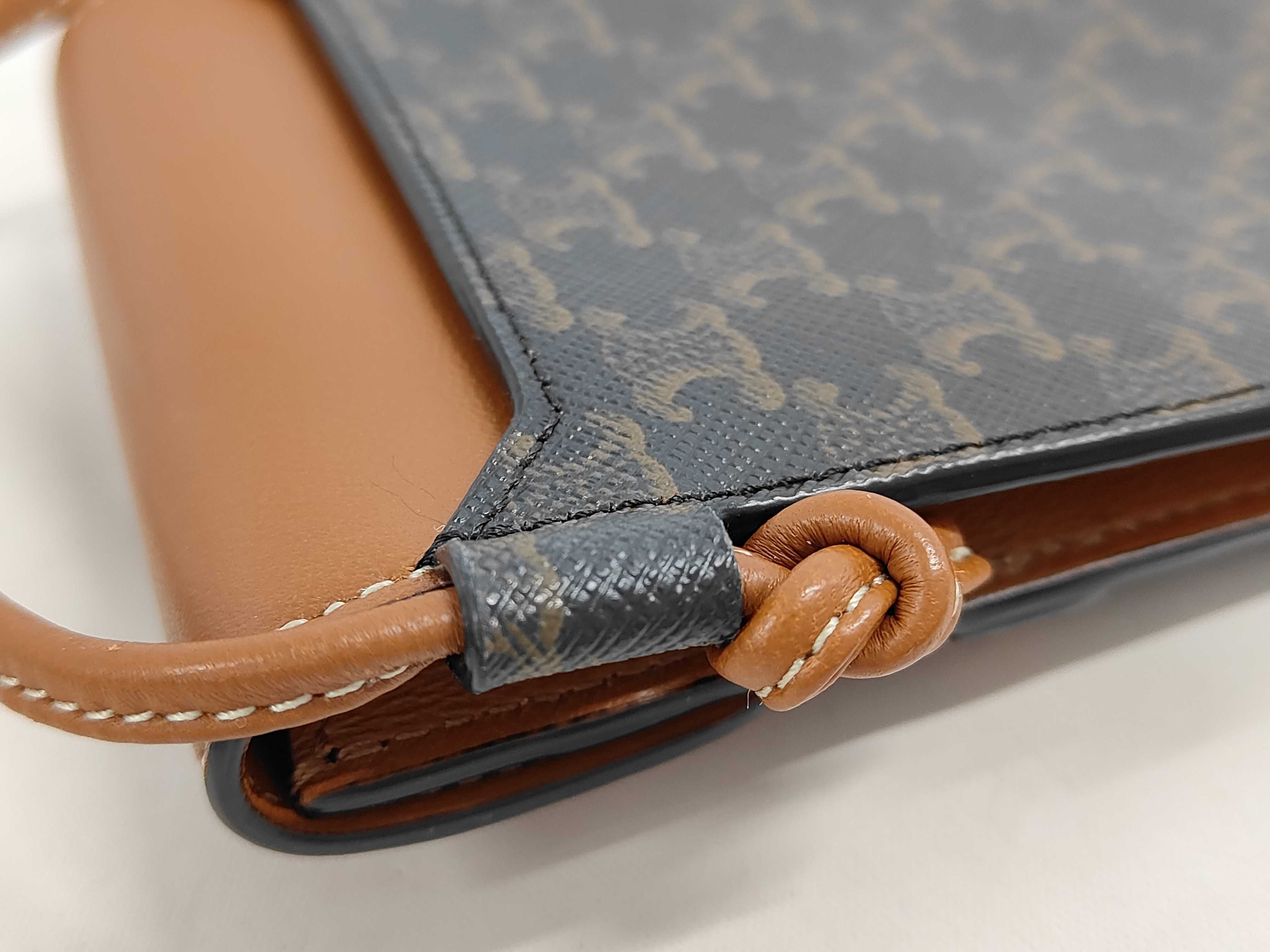 Triomphe Mobile Pouch Shoulder Bag — view 7