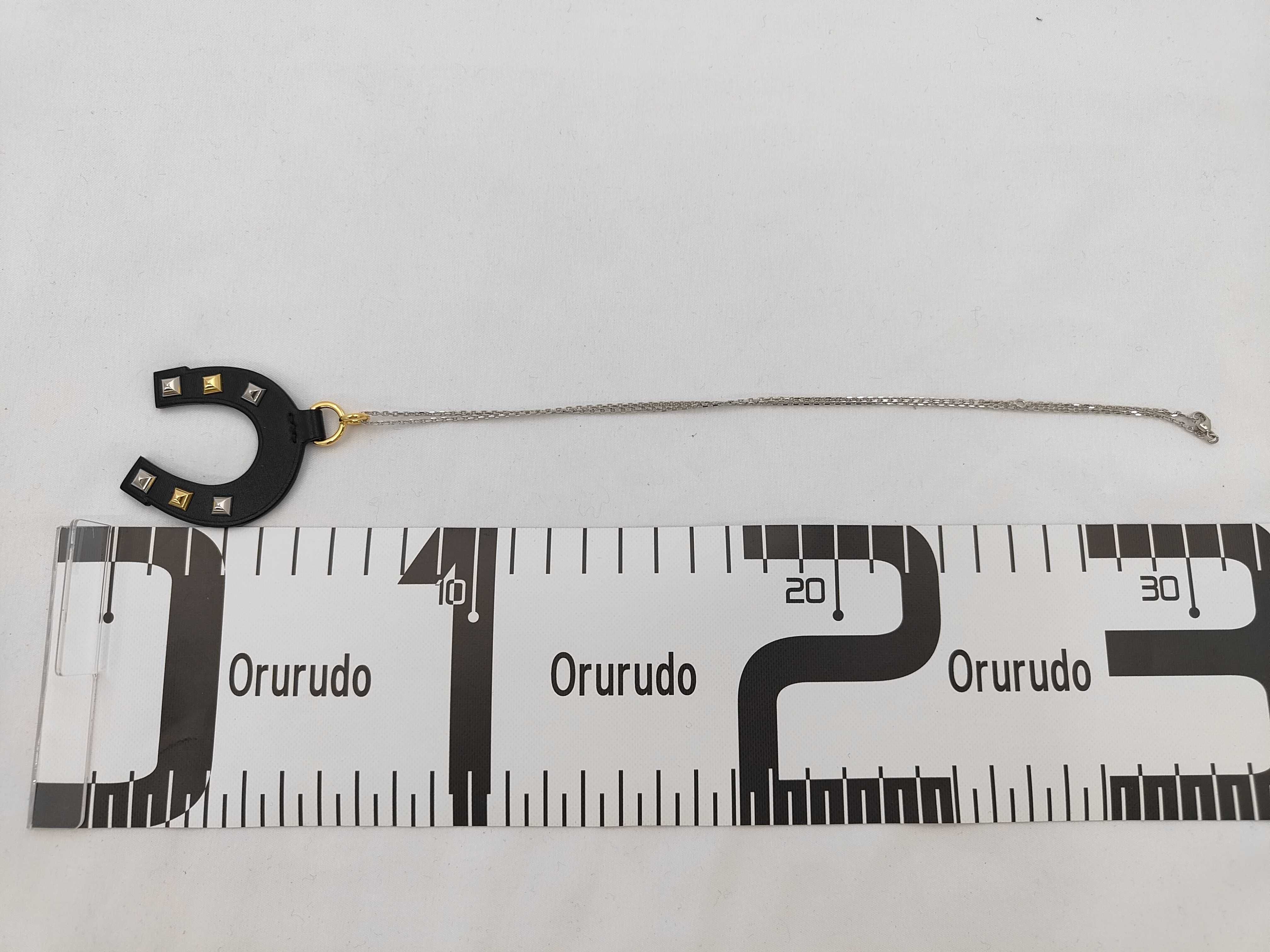 Medor Necklace, Black, K Stamp — view 6