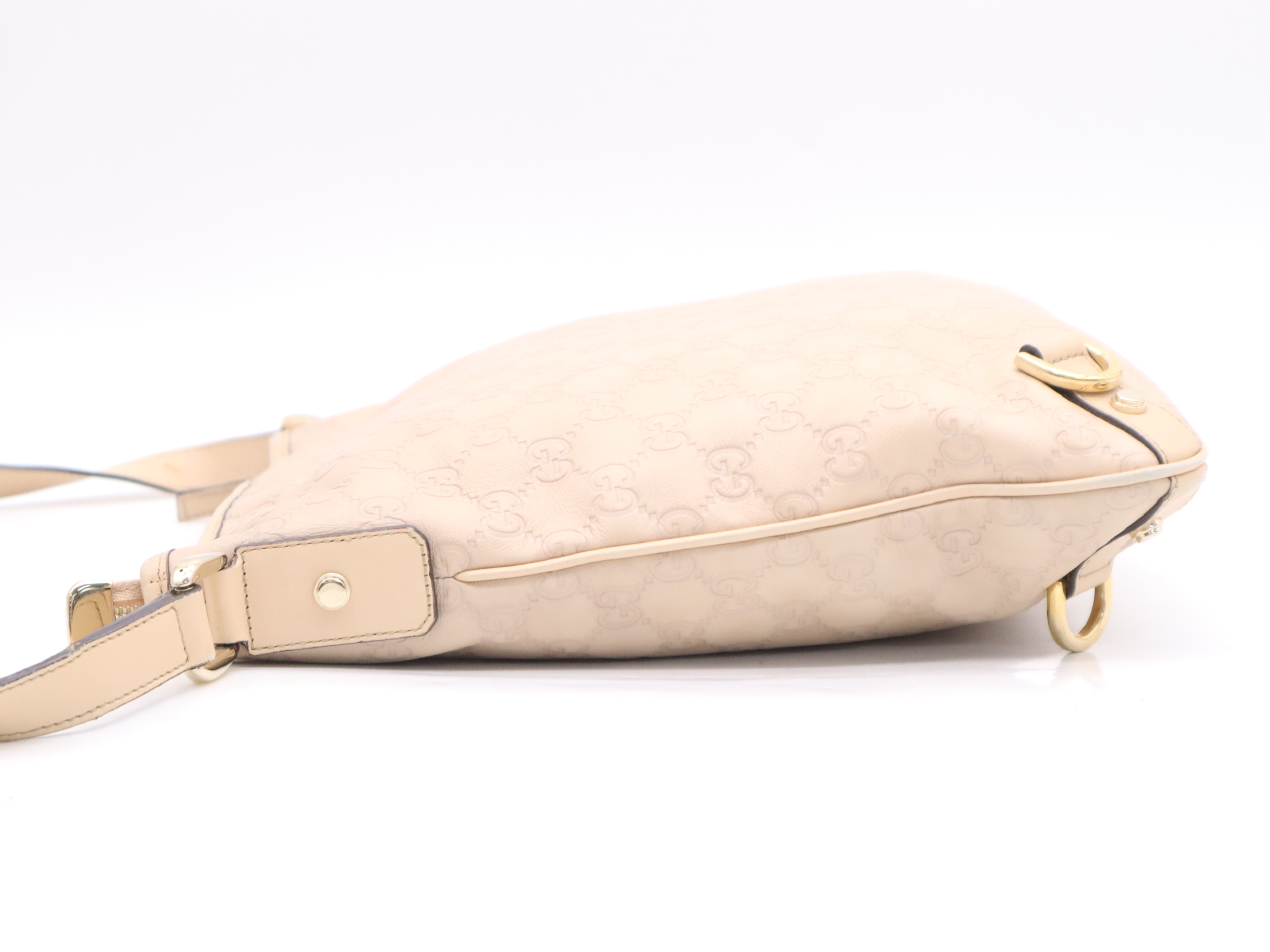 131326 GG Supreme GG Pattern Abbey Shoulder Bag with Dust Bag, Beige Shoulder Bag — view 3