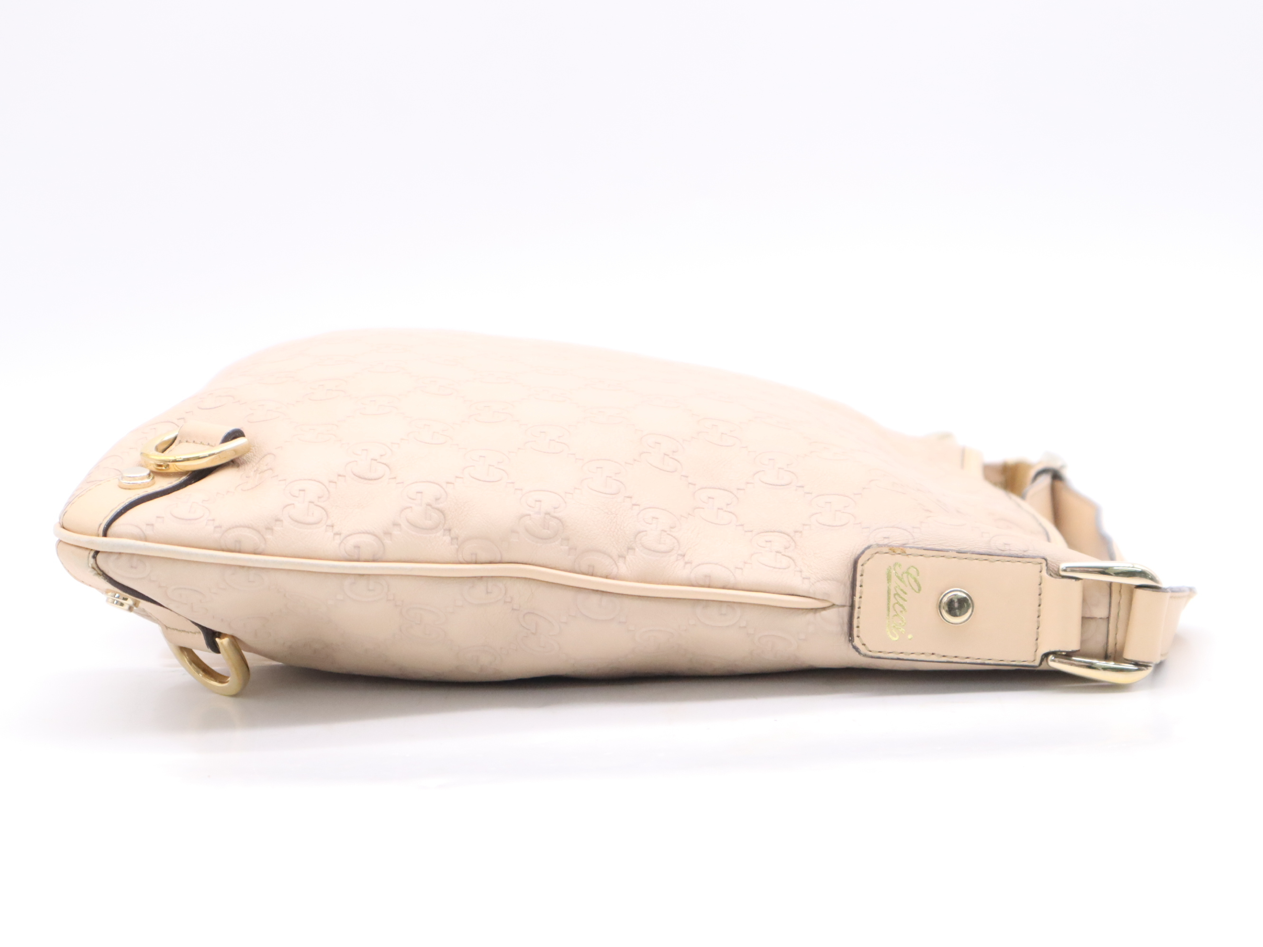 131326 GG Supreme GG Pattern Abbey Shoulder Bag with Dust Bag, Beige Shoulder Bag — view 5