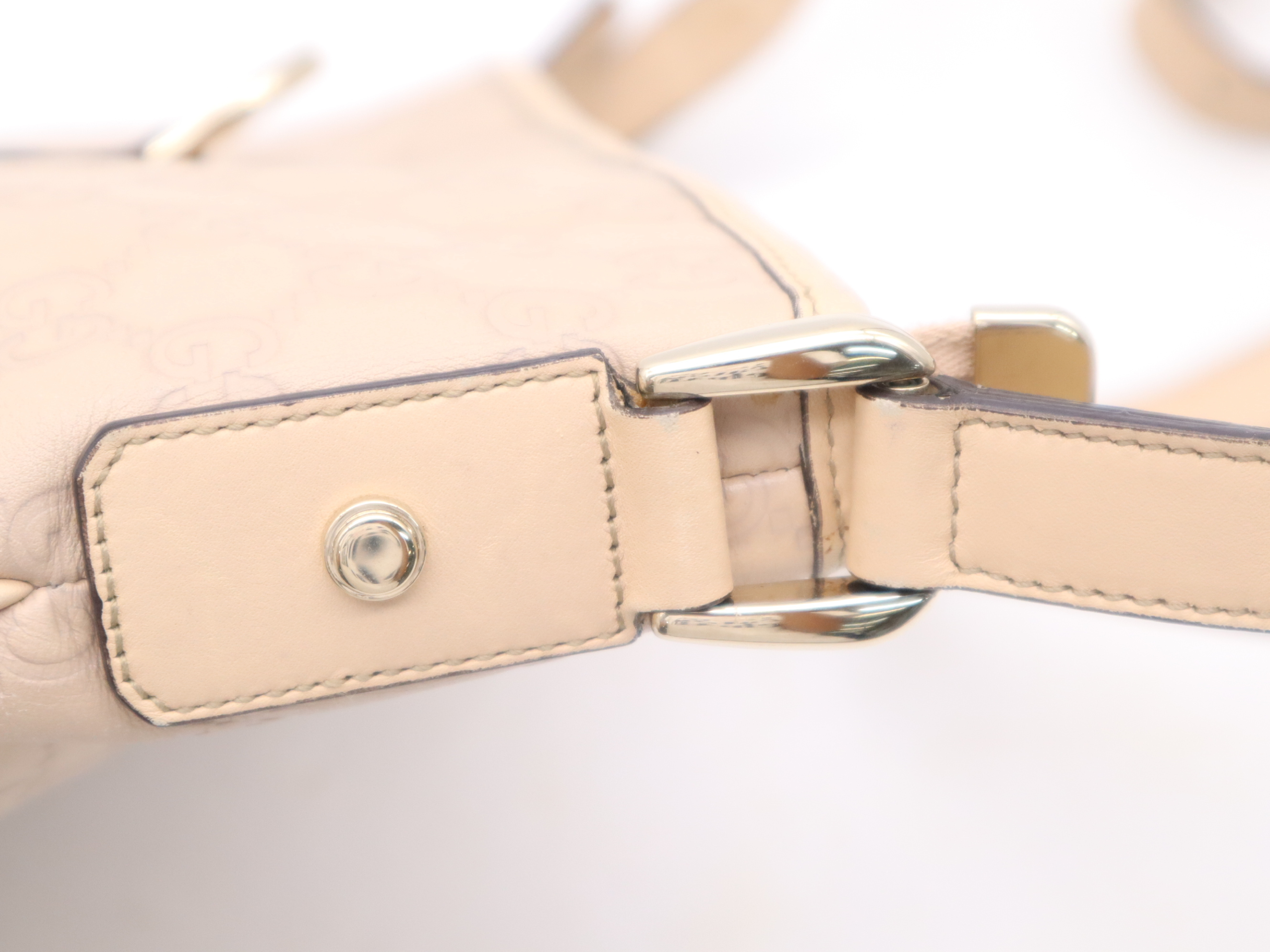 131326 GG Supreme GG Pattern Abbey Shoulder Bag with Dust Bag, Beige Shoulder Bag — view 8