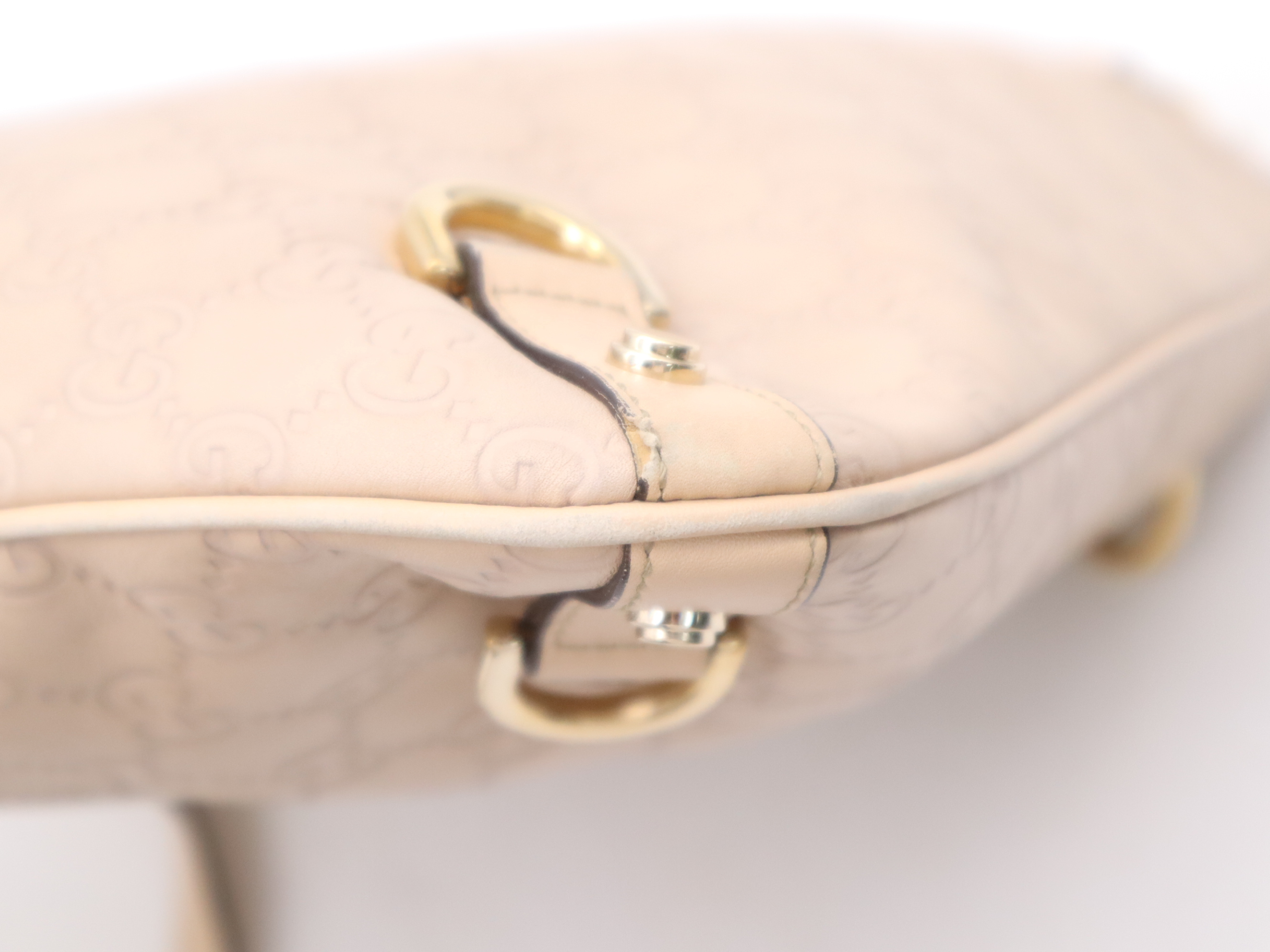 131326 GG Supreme GG Pattern Abbey Shoulder Bag with Dust Bag, Beige Shoulder Bag — view 10