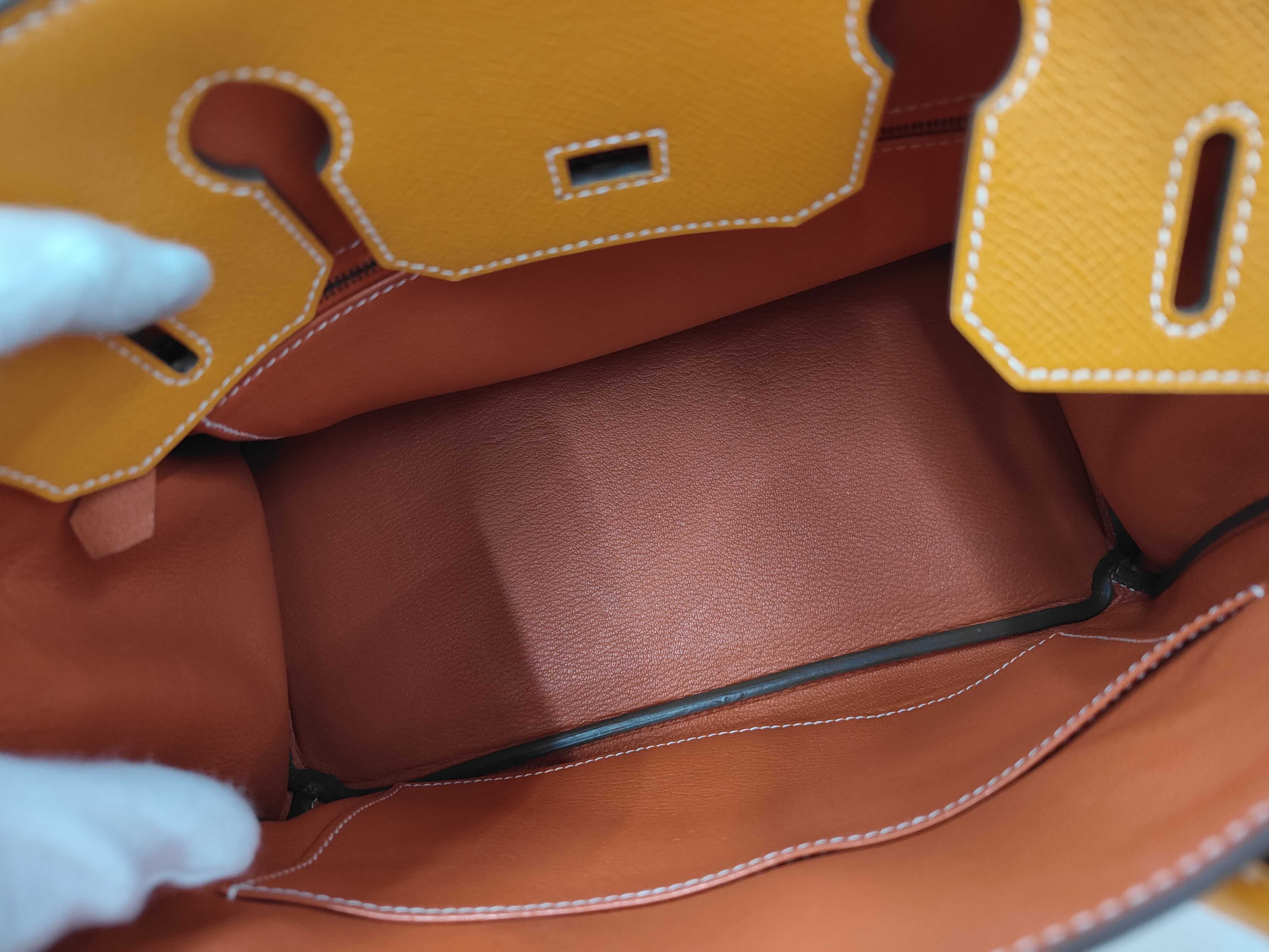 Birkin 30 Epsom Soleil Gold Hardware P Stamp Handbag — view 8