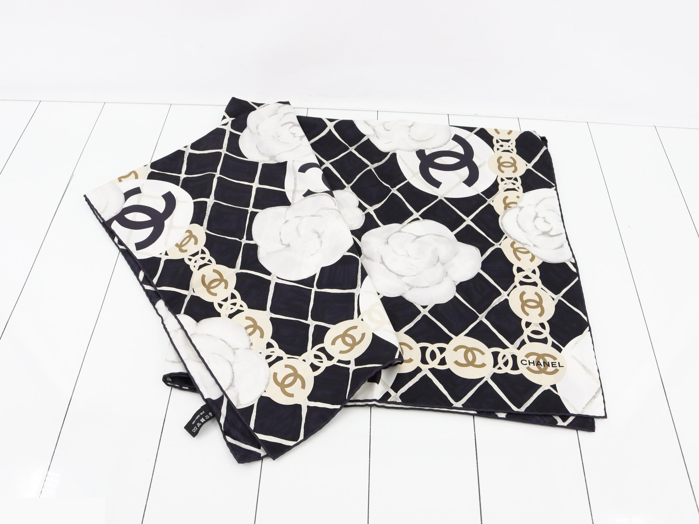 Unused Camellia Scarf — view 3