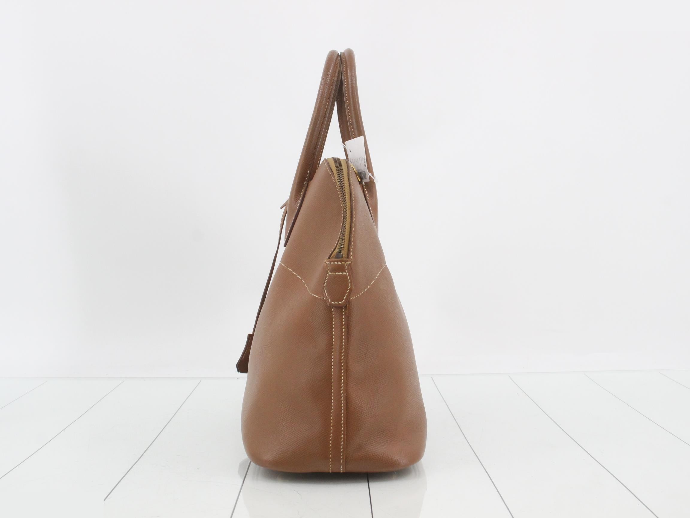 Bolide Gold 2-Way Handbag with Gold Hardware — view 4