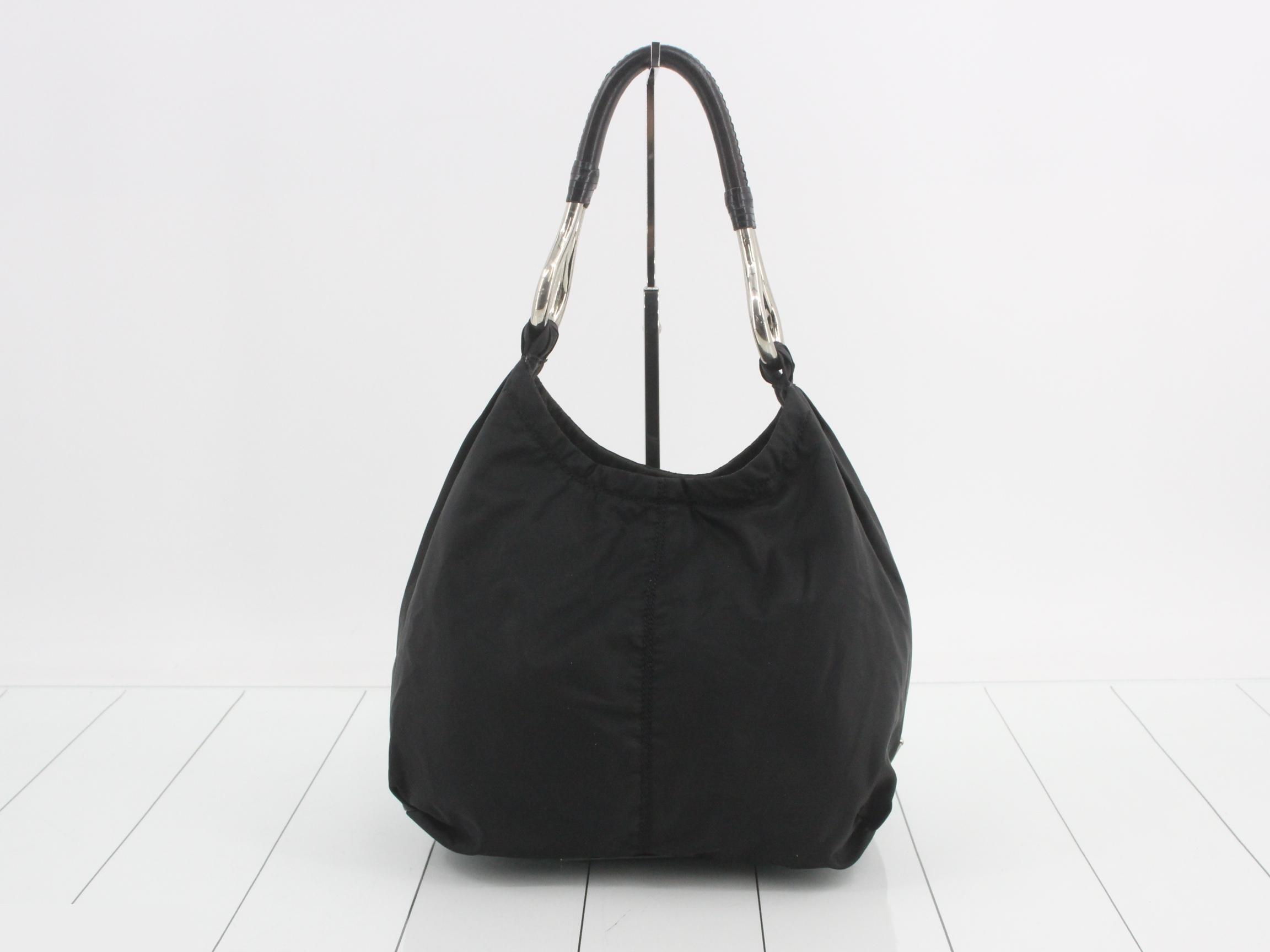 Metal handle shoulder bag — view 2