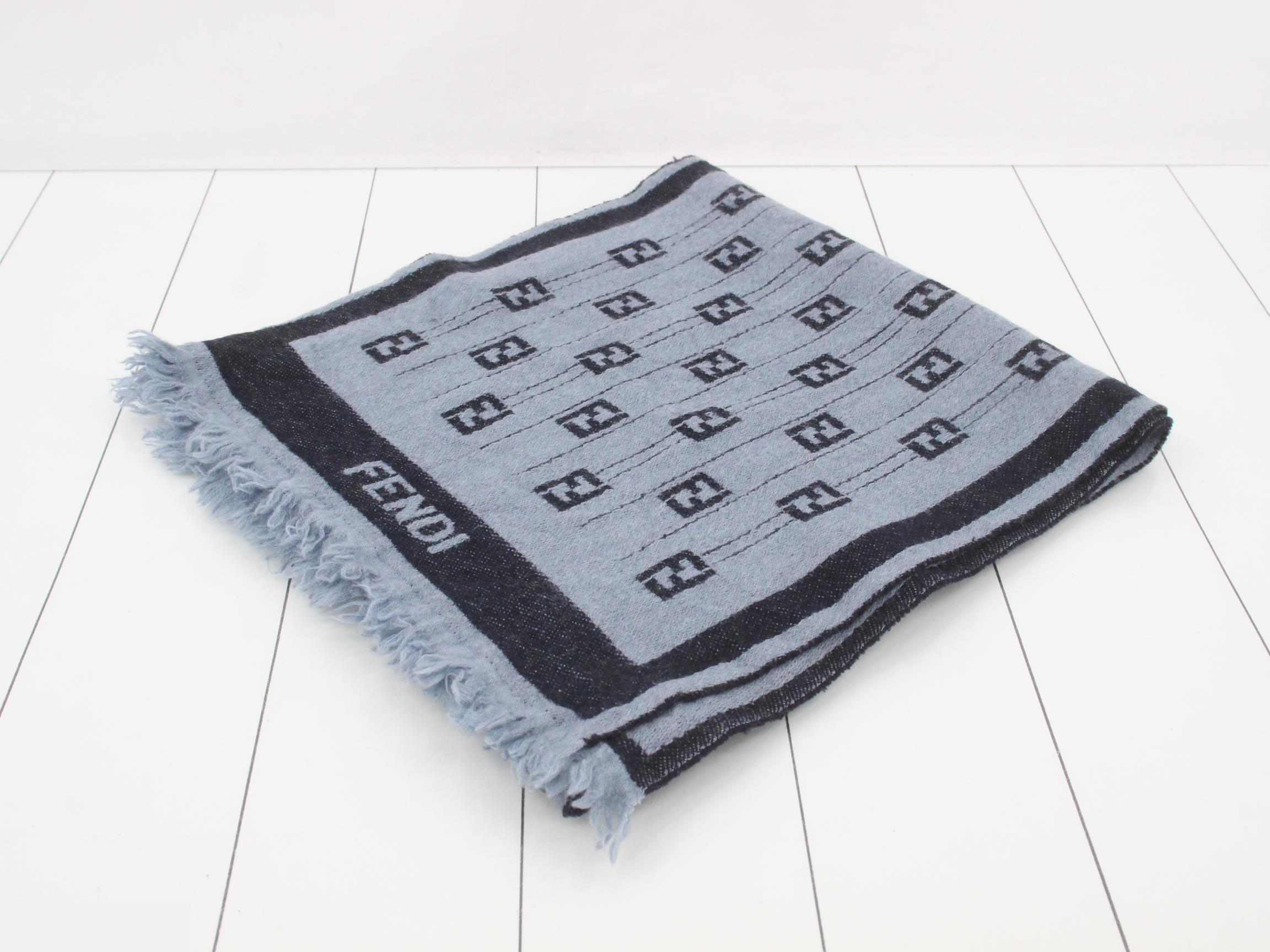 Zucchino Reversible Scarf, Blue