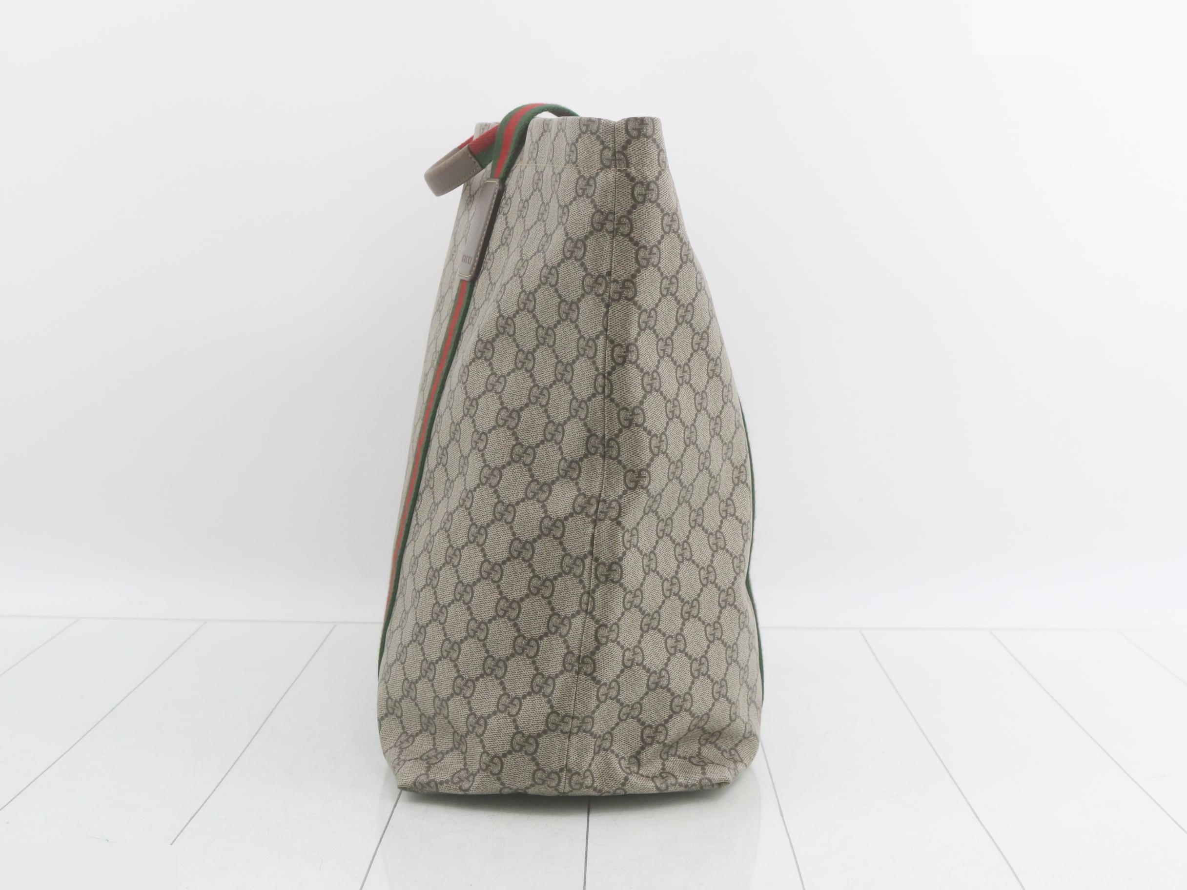 GG Supreme GG Tender Medium Tote, Sherry Brown, W41cm — view 3