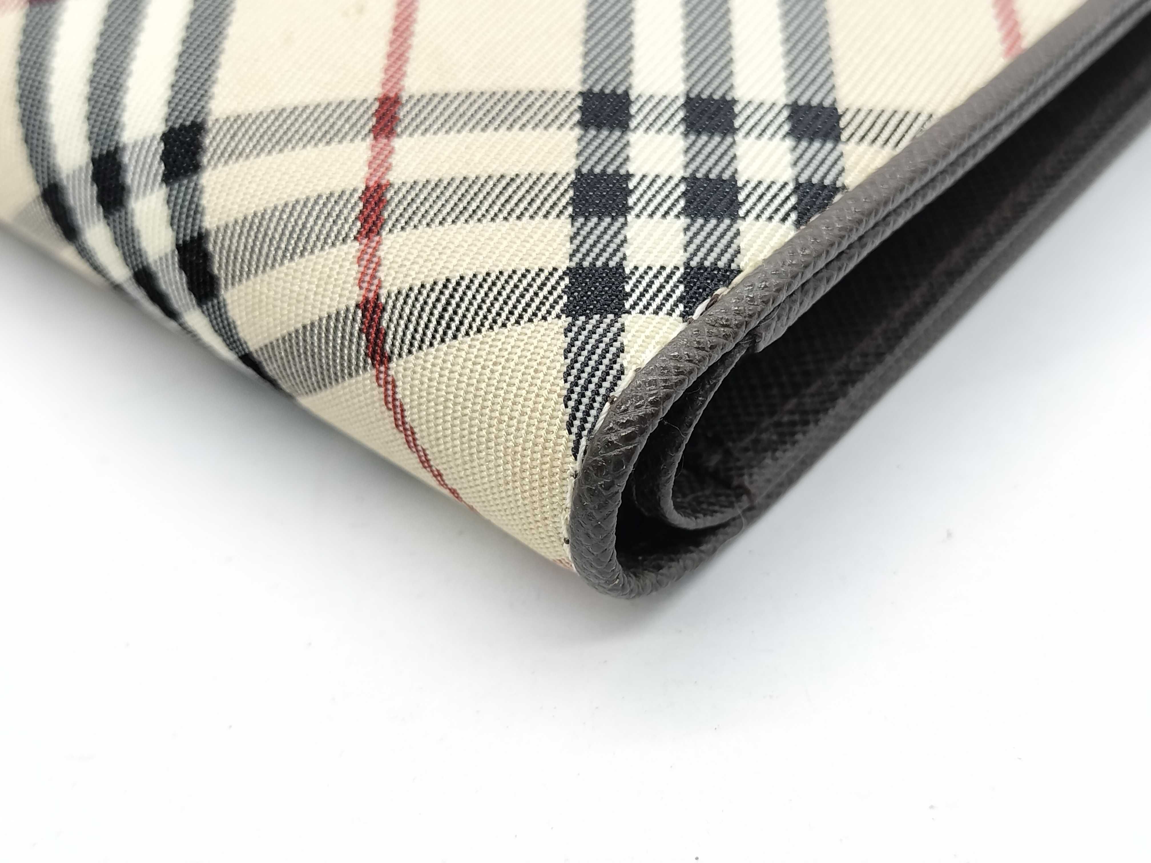 Nova Check Folding Wallet Beige x Brown — view 2