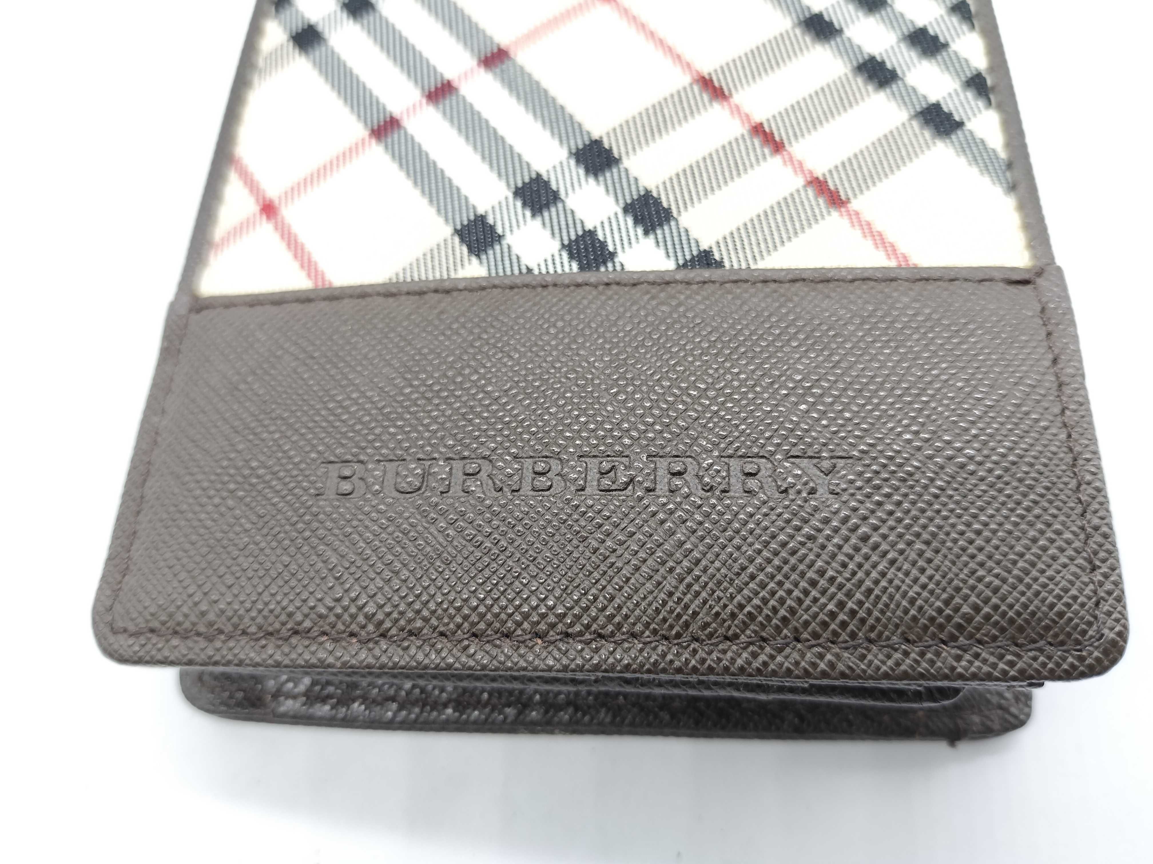 Nova Check Folding Wallet Beige x Brown — view 8