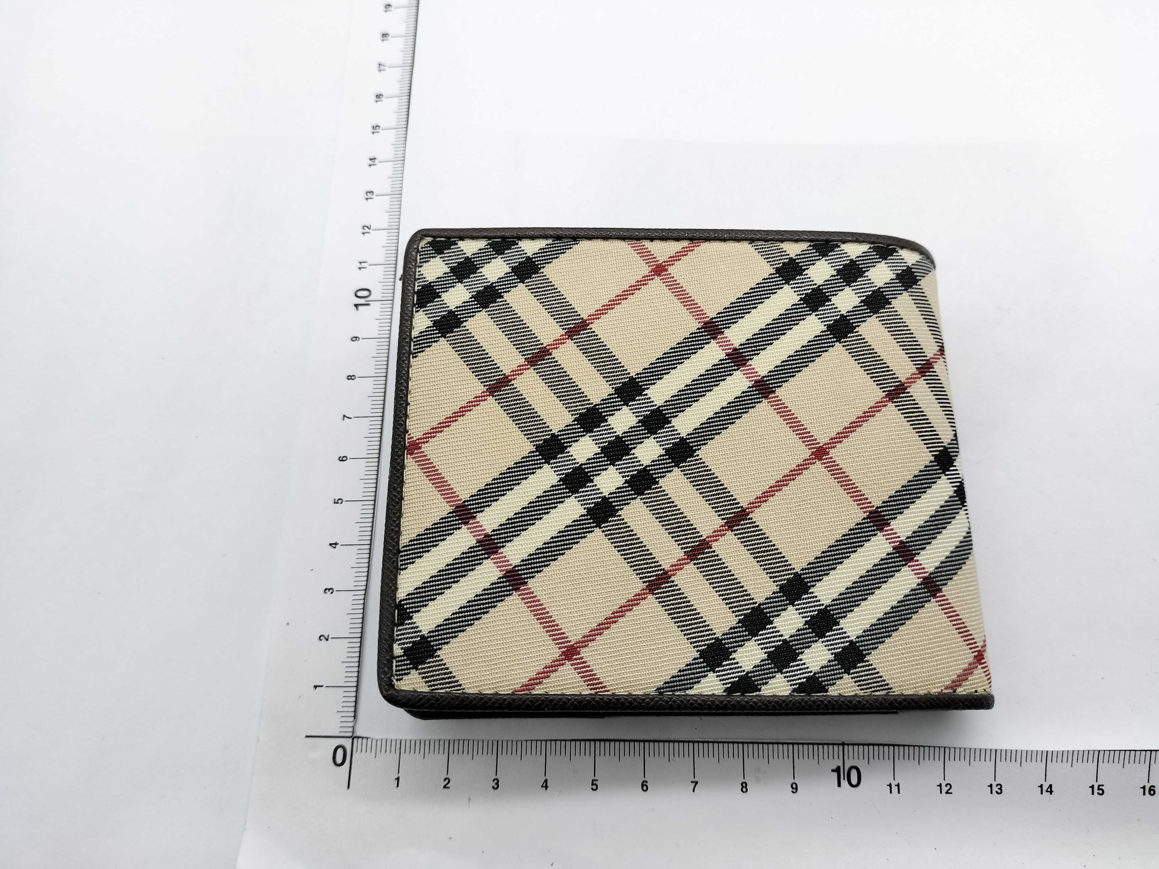 Nova Check Folding Wallet Beige x Brown — view 10