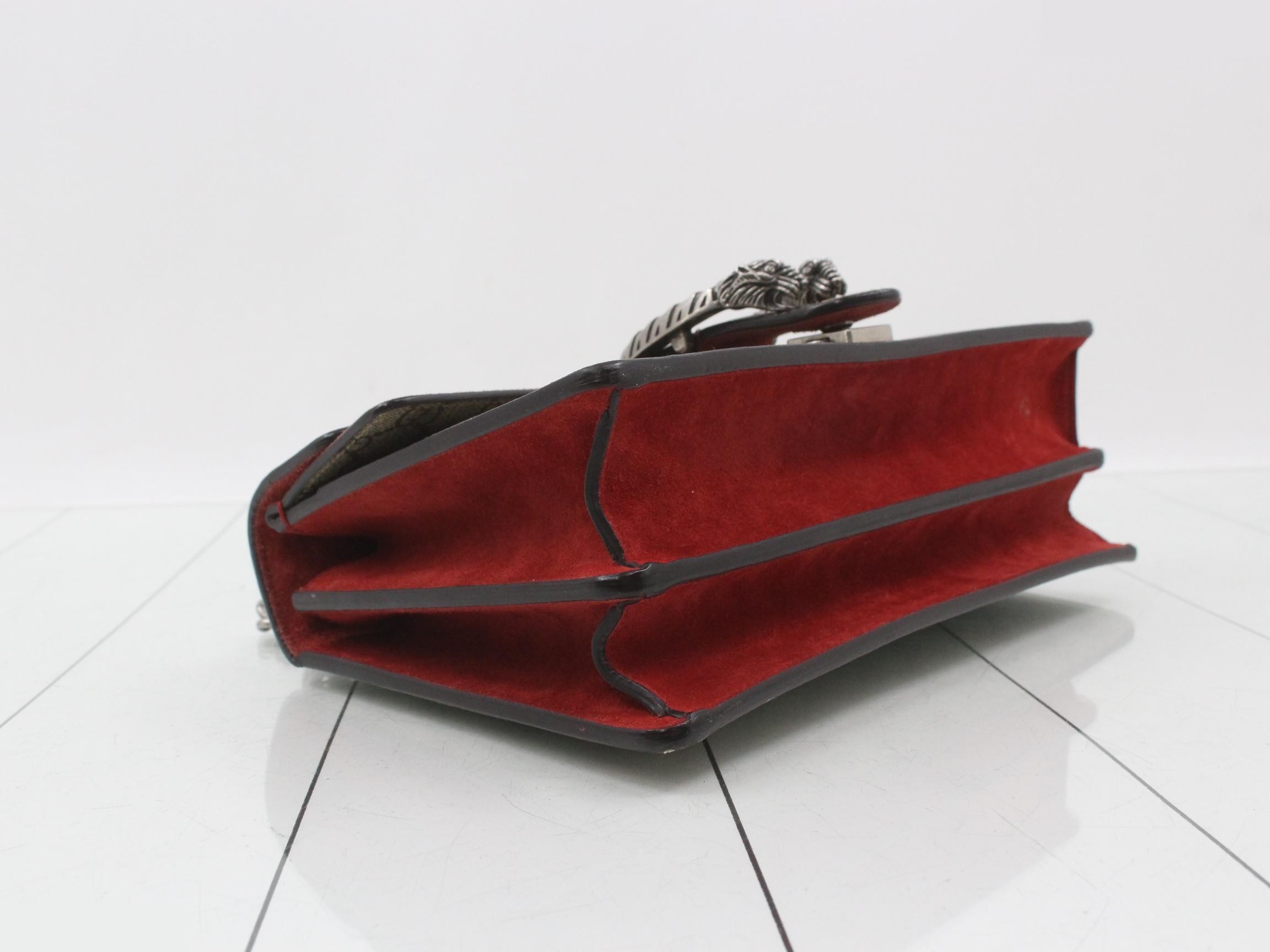Dionysus GG Supreme Suede Chain Shoulder Bag — view 5