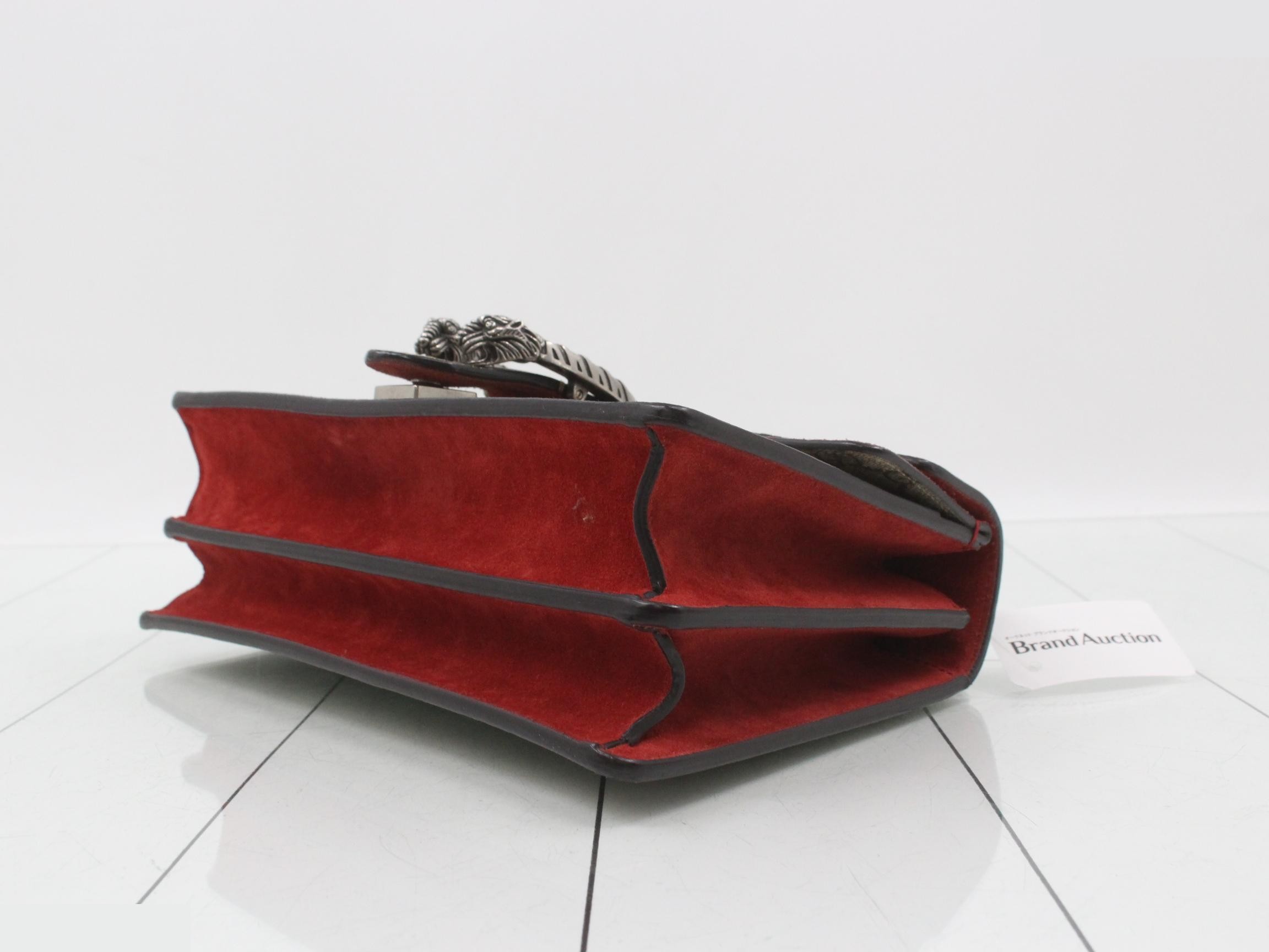 Dionysus GG Supreme Suede Chain Shoulder Bag — view 6