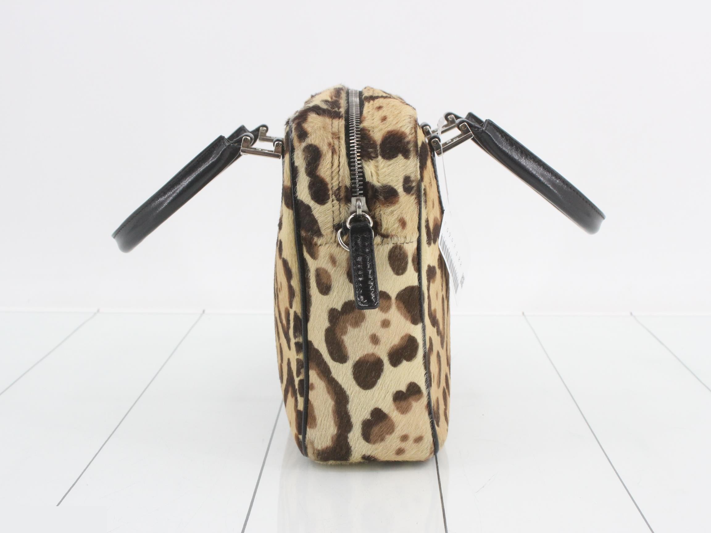Calf hair handbag — view 4