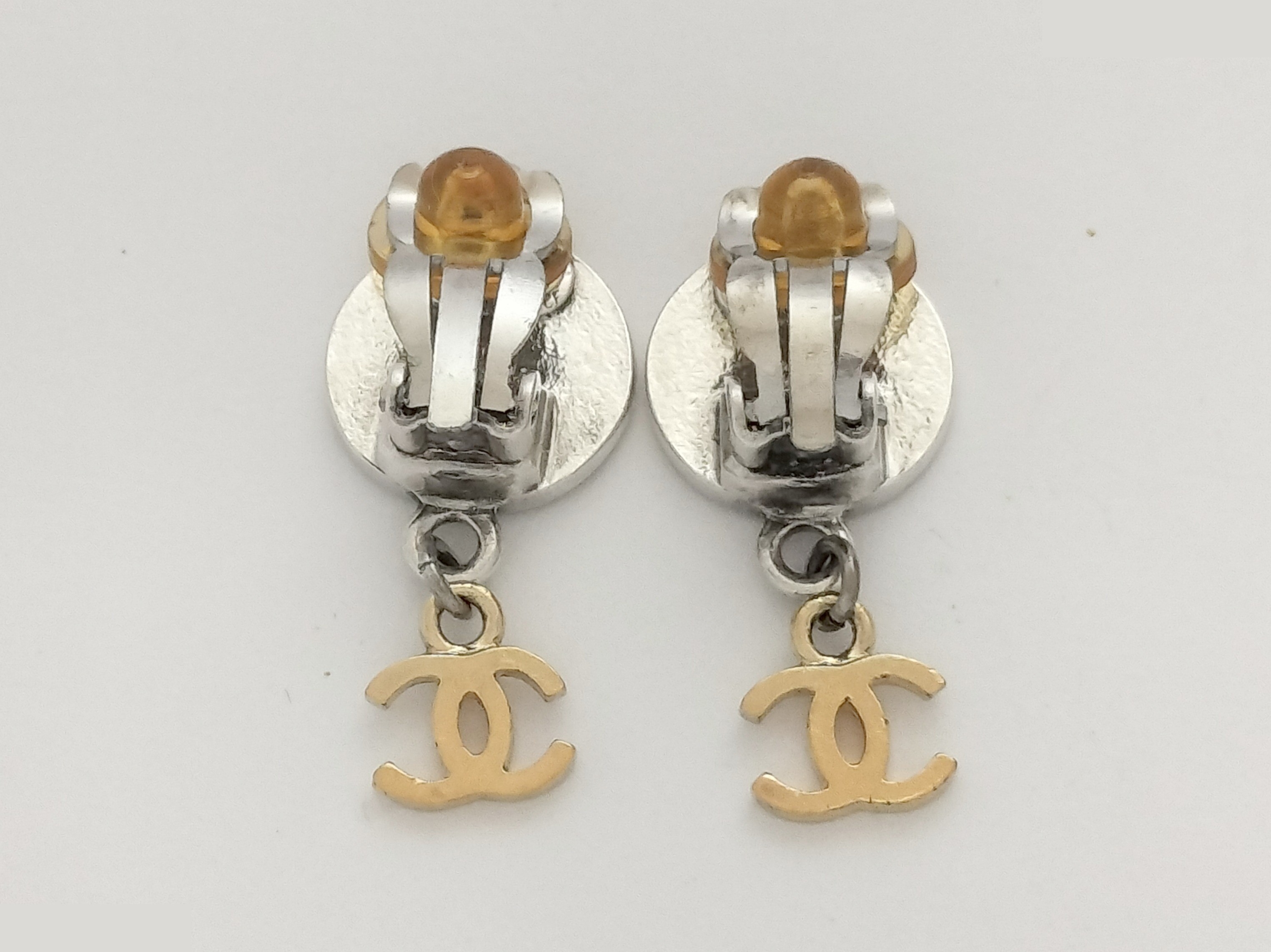 Coco Coin Silver Earrings — view 3