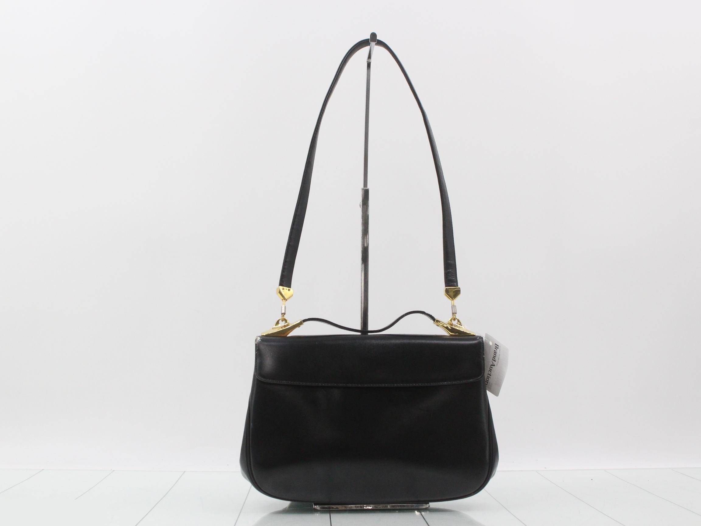 Trotter 2-Way Bag, Leather & Canvas, Black — view 2