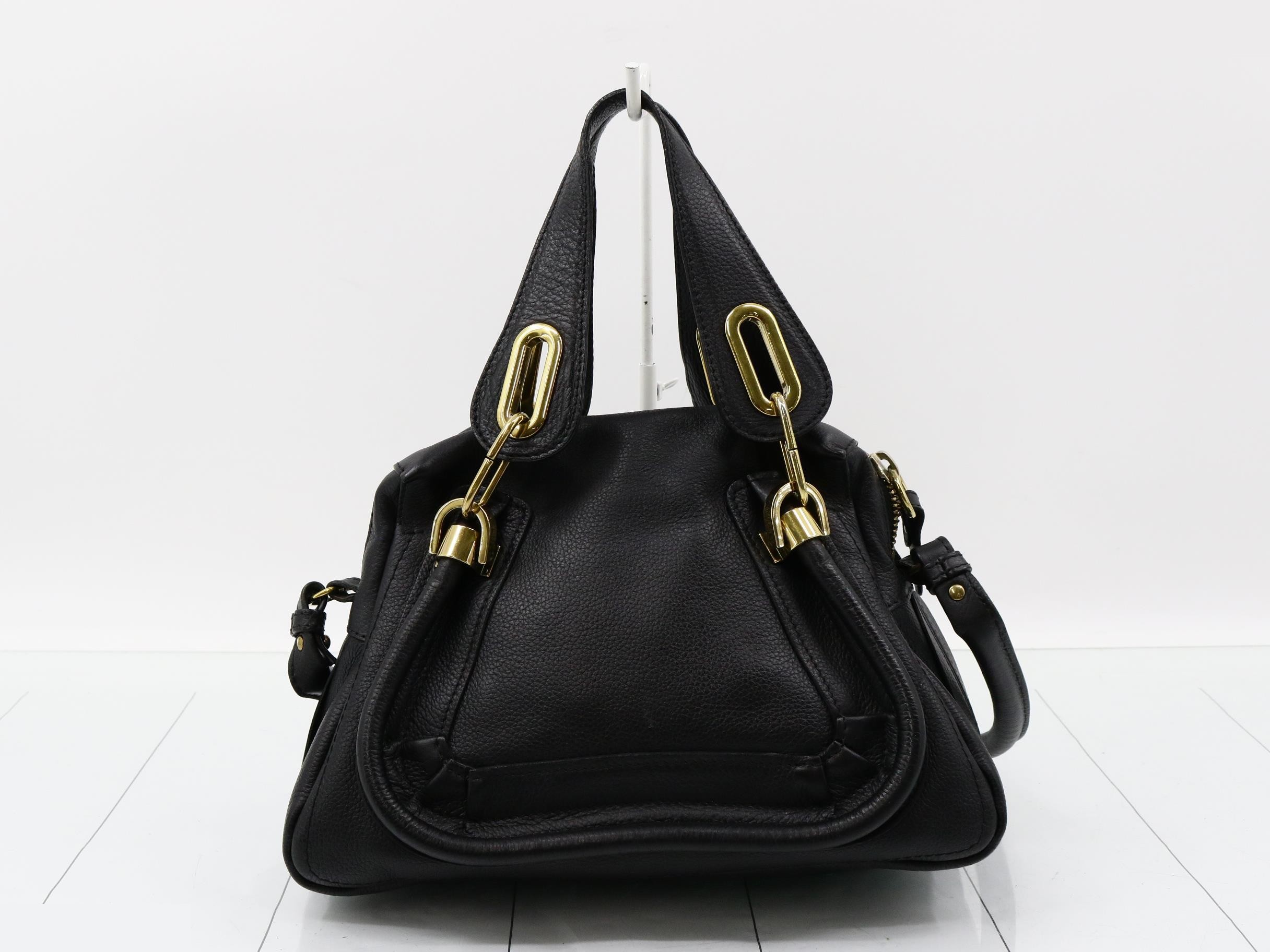 Parati Leather 2WAY Shoulder/Handbag Black — view 2