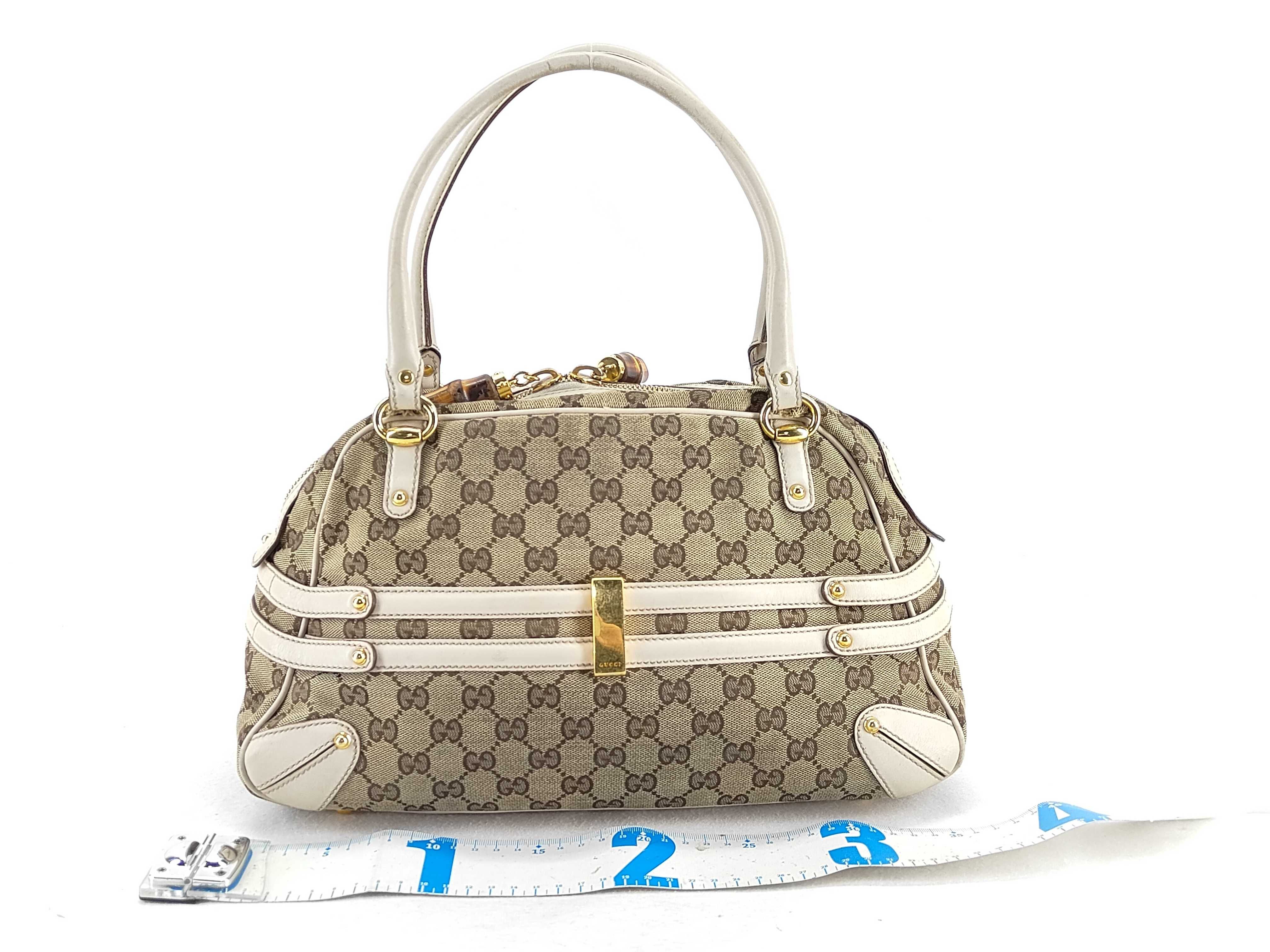 GG Canvas Handbag Boston Bag — view 2
