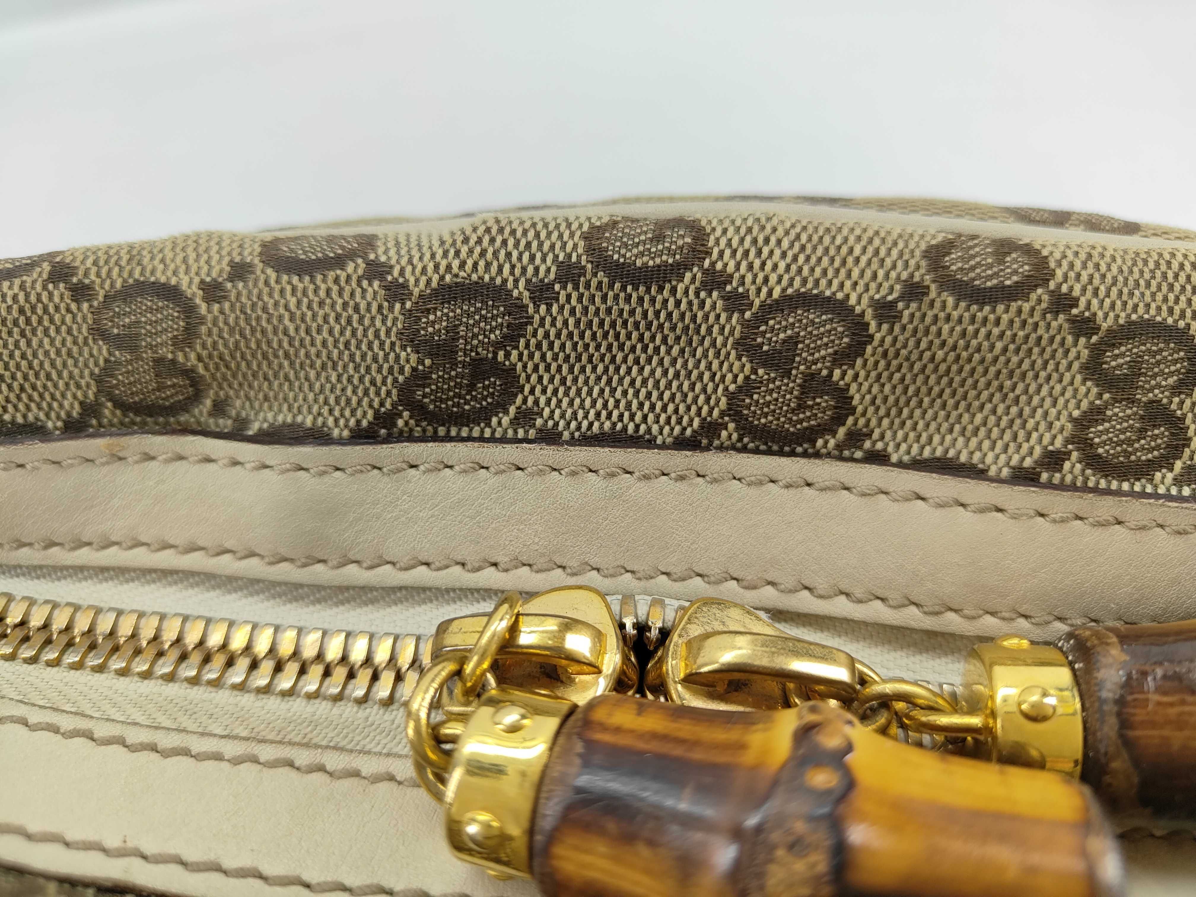 GG Canvas Handbag Boston Bag — view 11