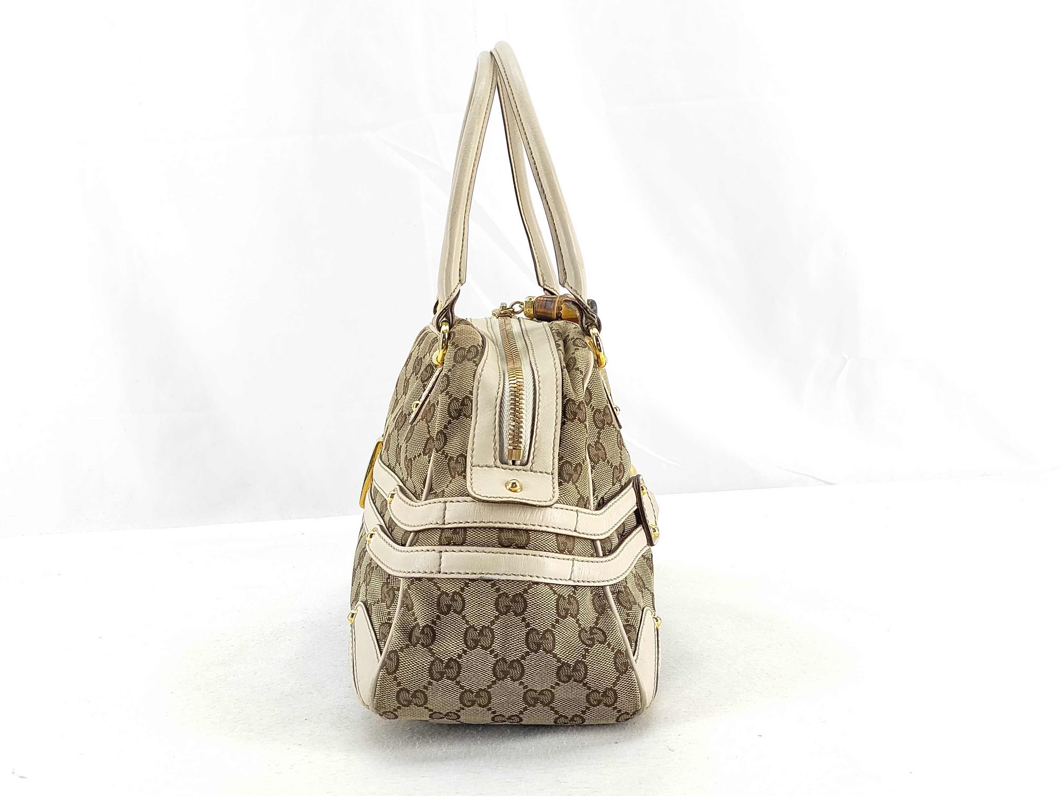 GG Canvas Handbag Boston Bag — view 3