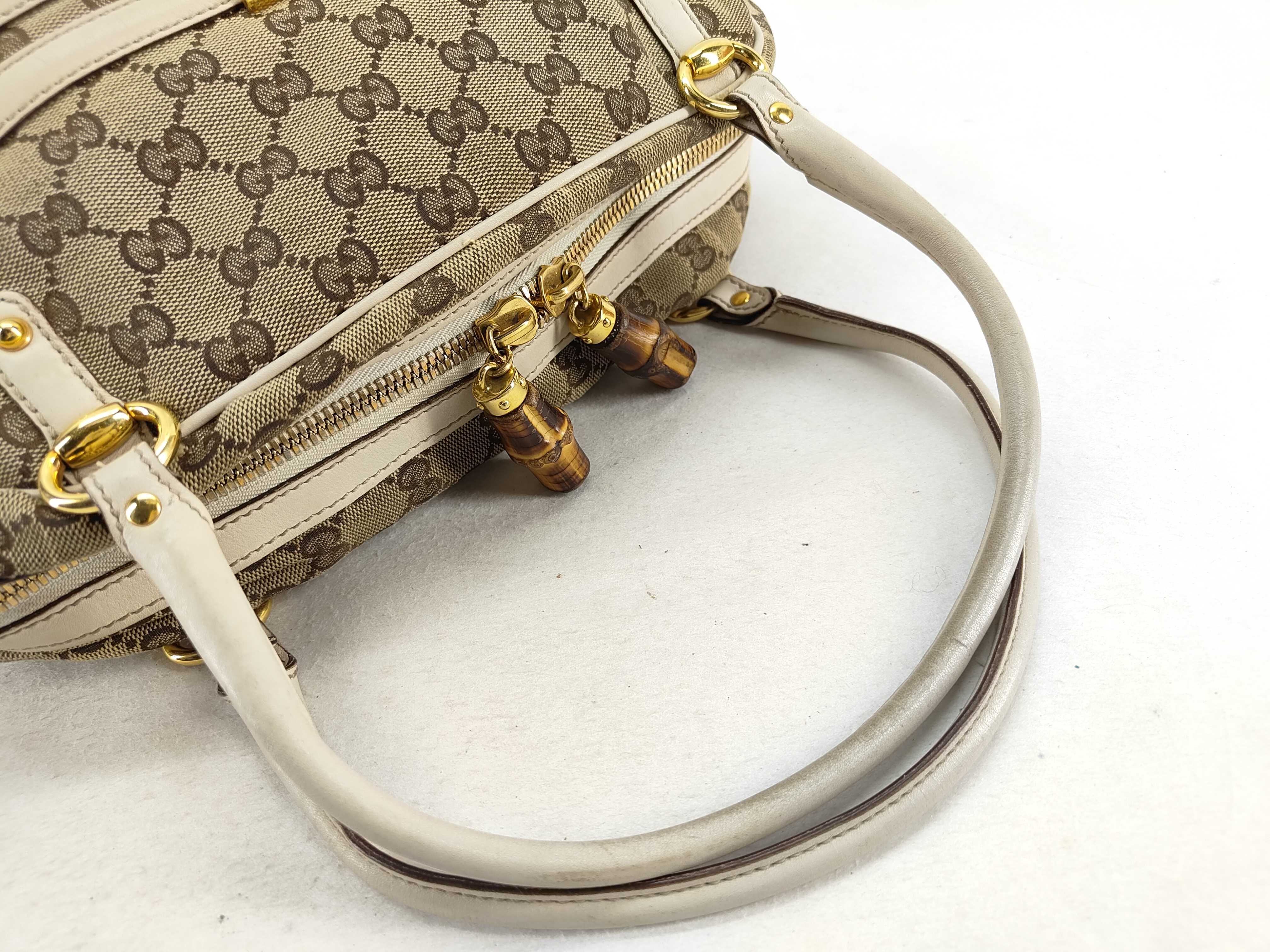 GG Canvas Handbag Boston Bag — view 4