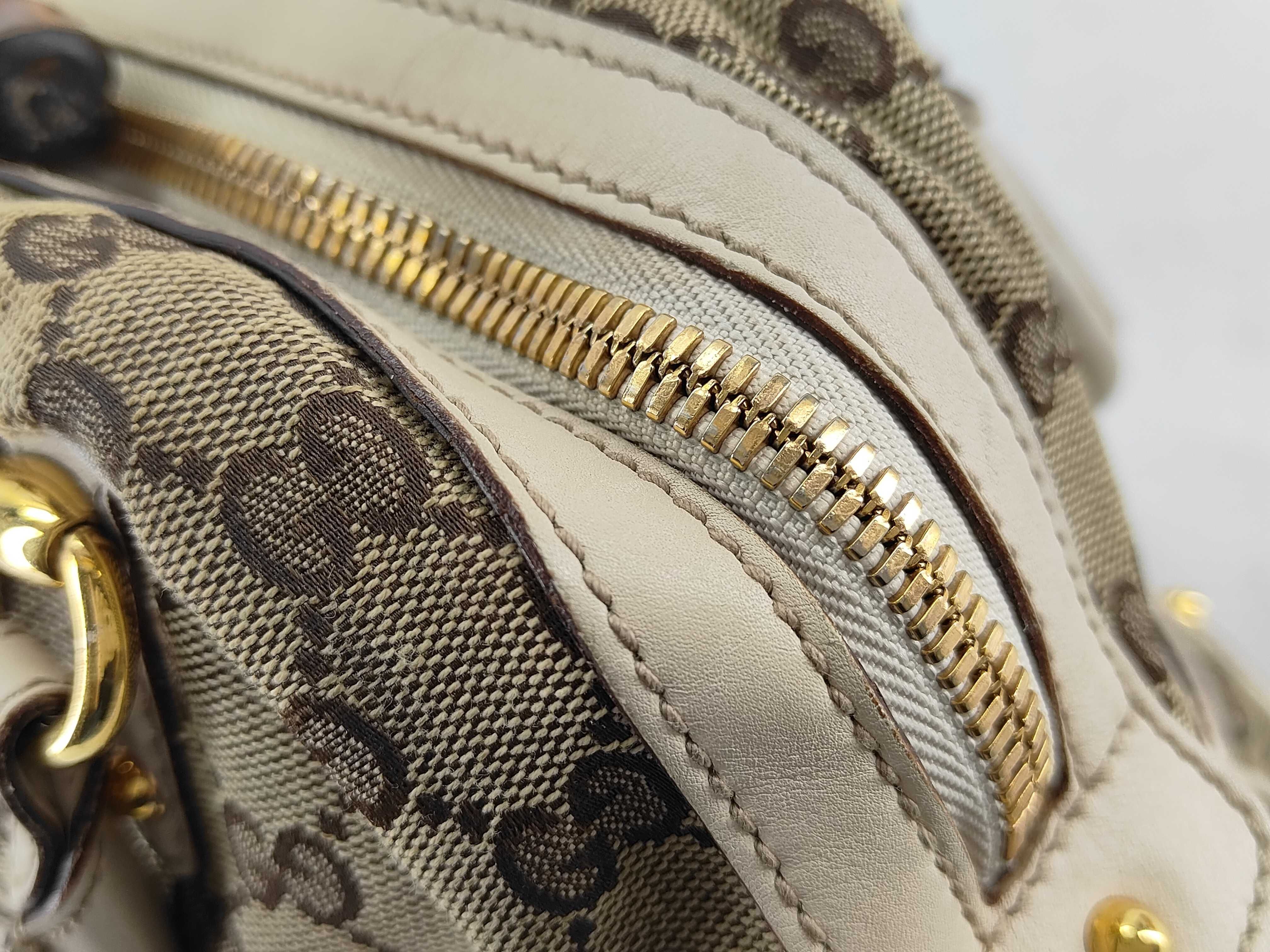 GG Canvas Handbag Boston Bag — view 8