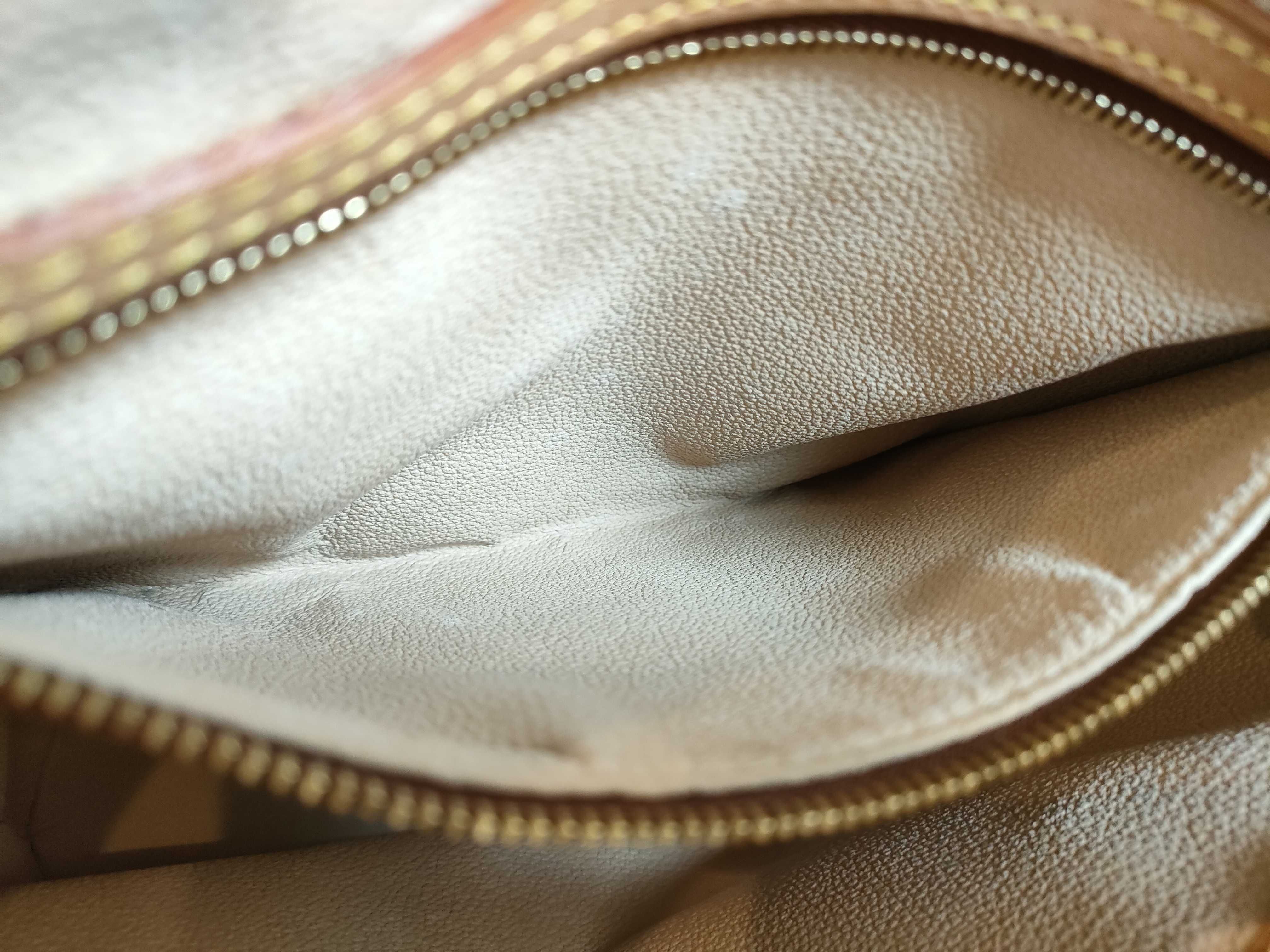 Monogram Louis Vuitton Bucket Shoulder Bag with Pouch — view 12