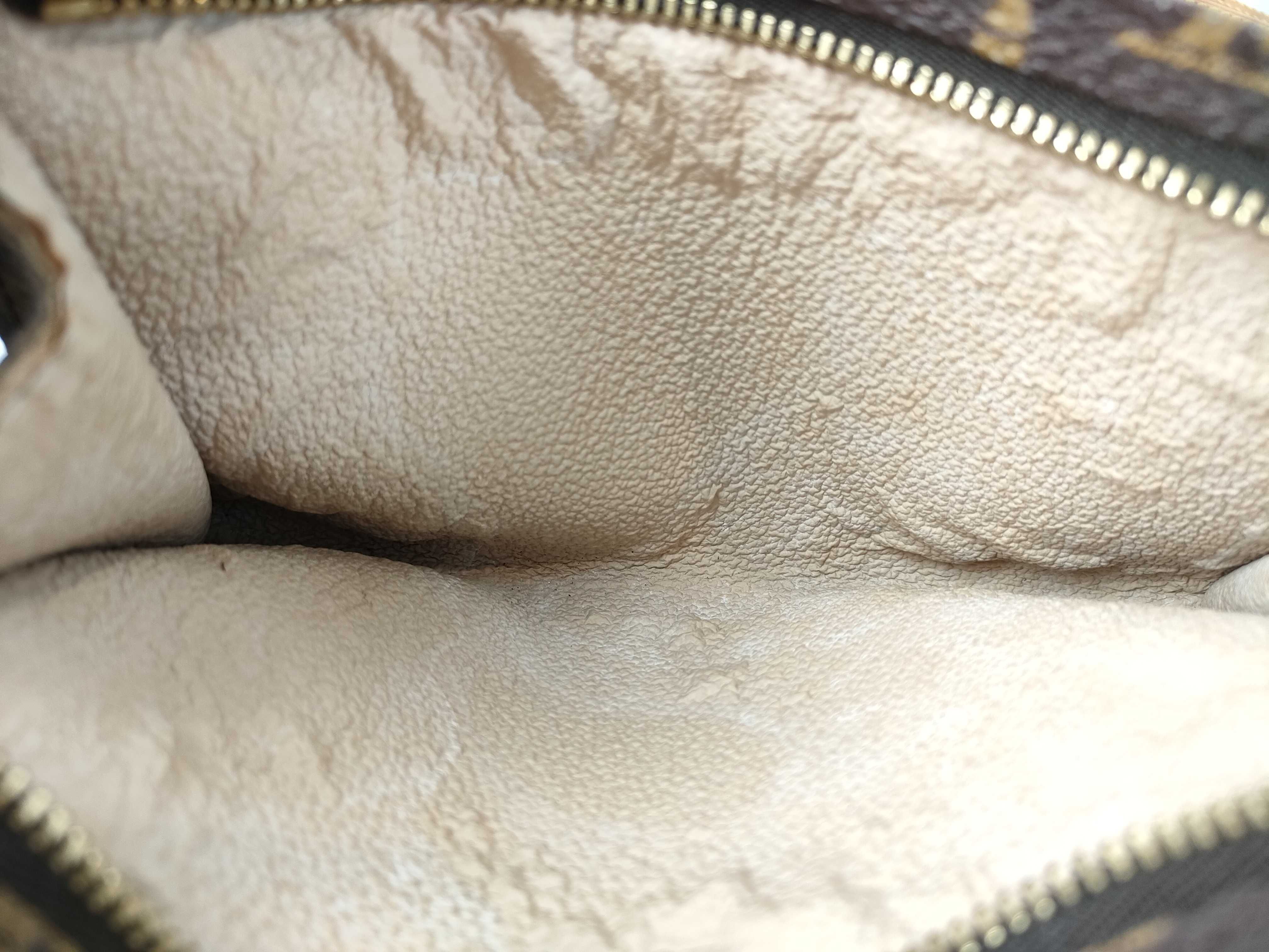Monogram Louis Vuitton Bucket Shoulder Bag with Pouch — view 15