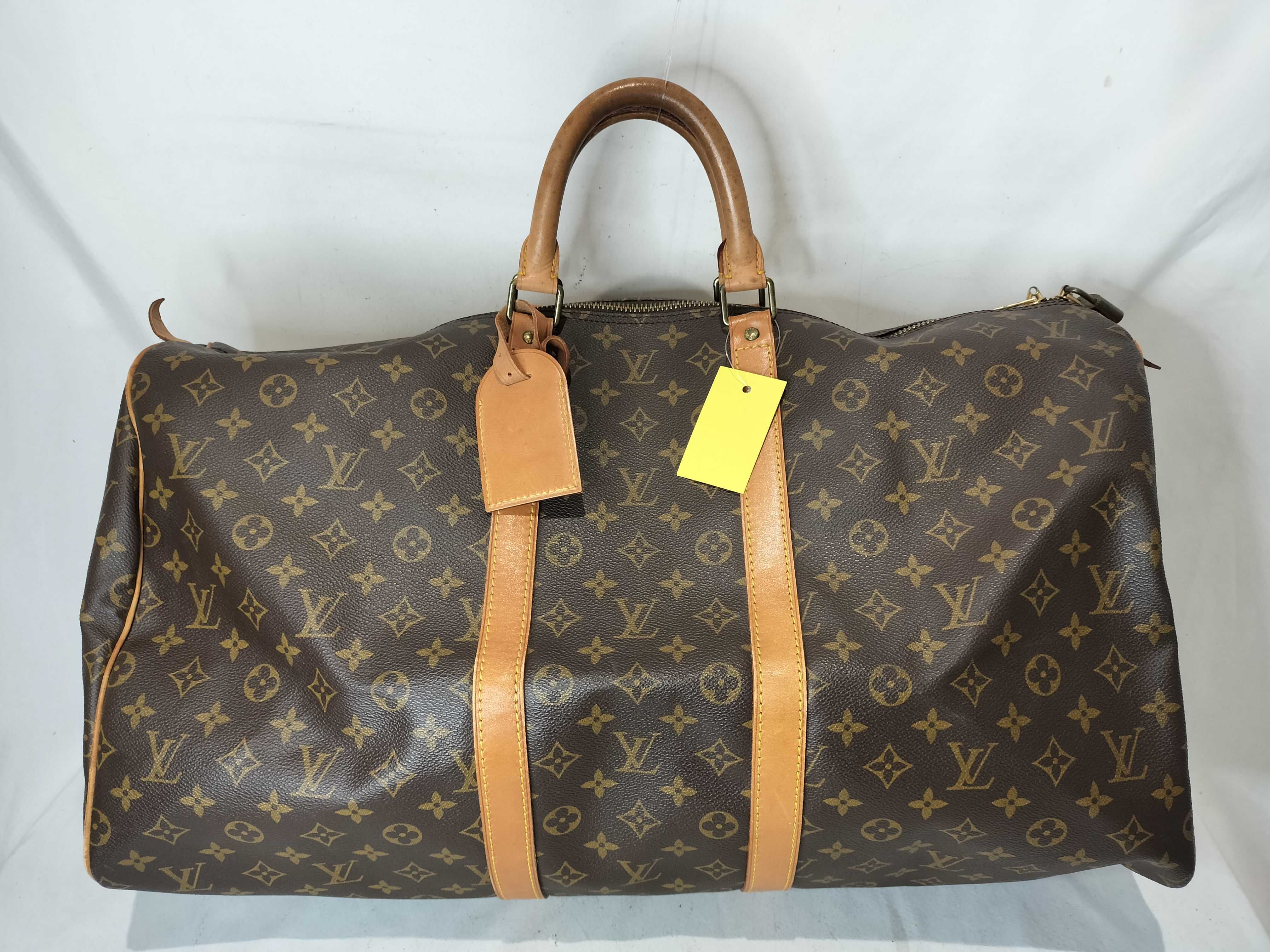 Monogram M41424 Keepall 55 Boston Bag