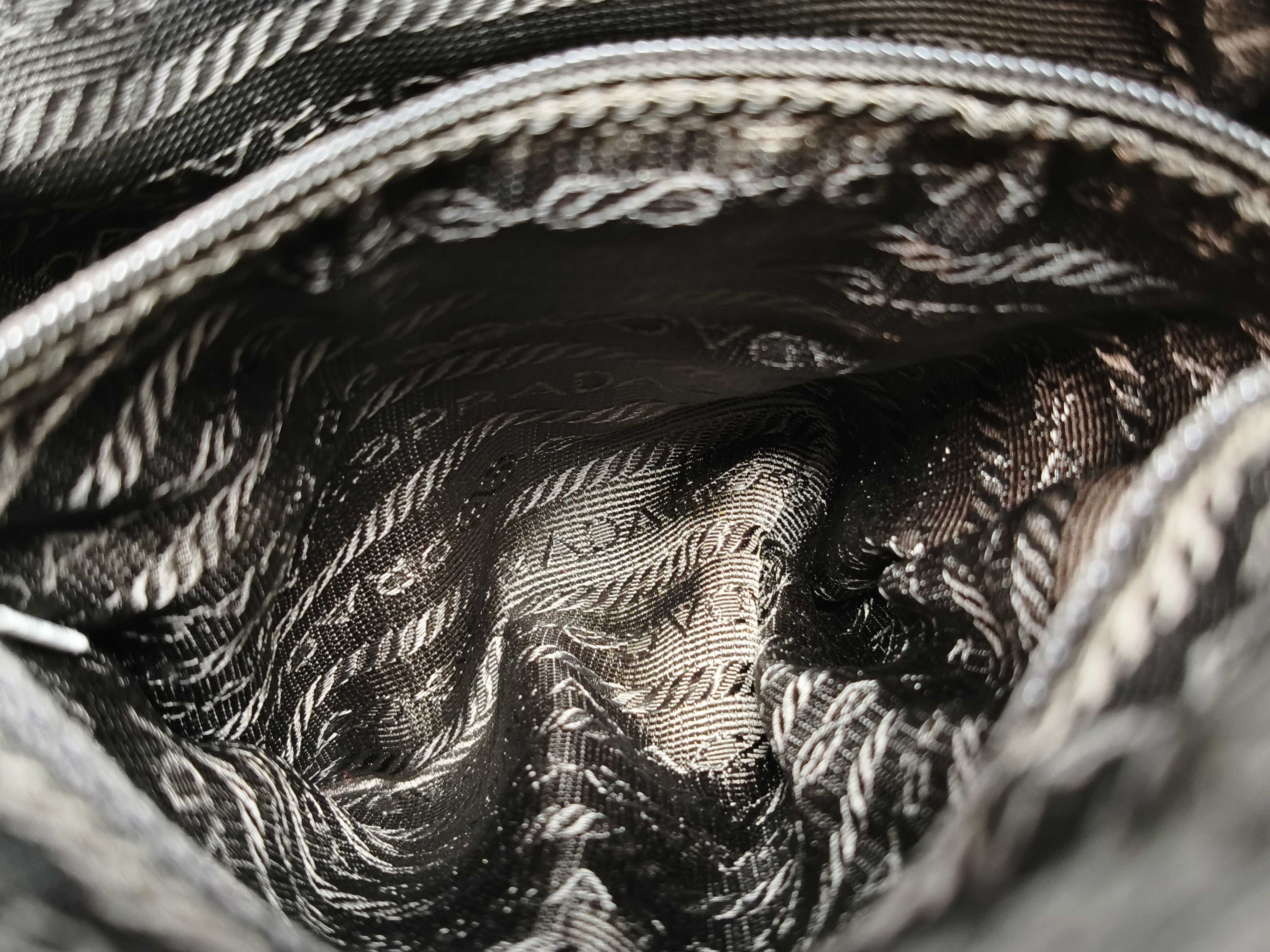 Nylon Shoulder Bag, Wine Red — view 11