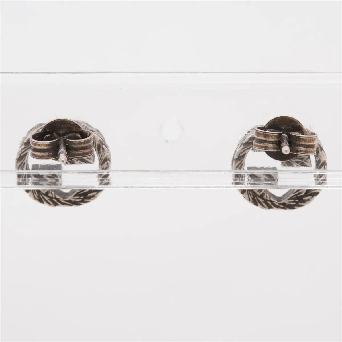 Interlocking G Arabesque Earrings (Pair) 925 Sterling Silver 3.1g — view 2