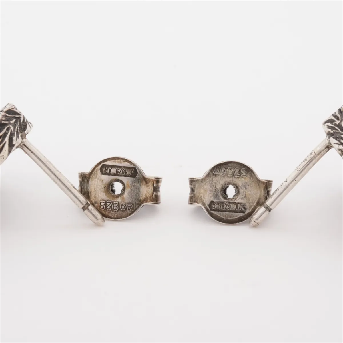 Interlocking G Arabesque Earrings (Pair) 925 Sterling Silver 3.1g — view 4