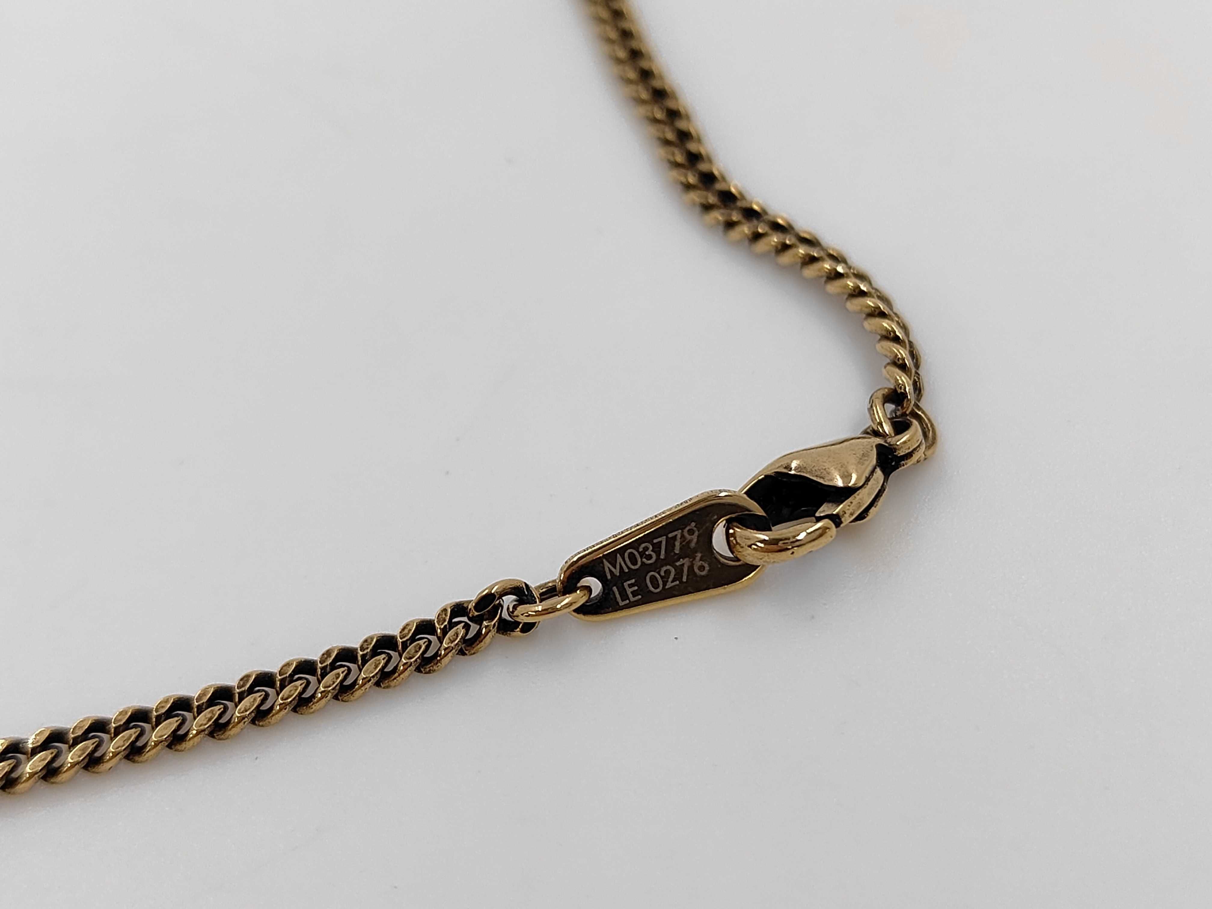 Collier Squared Gold Necklace — view 3